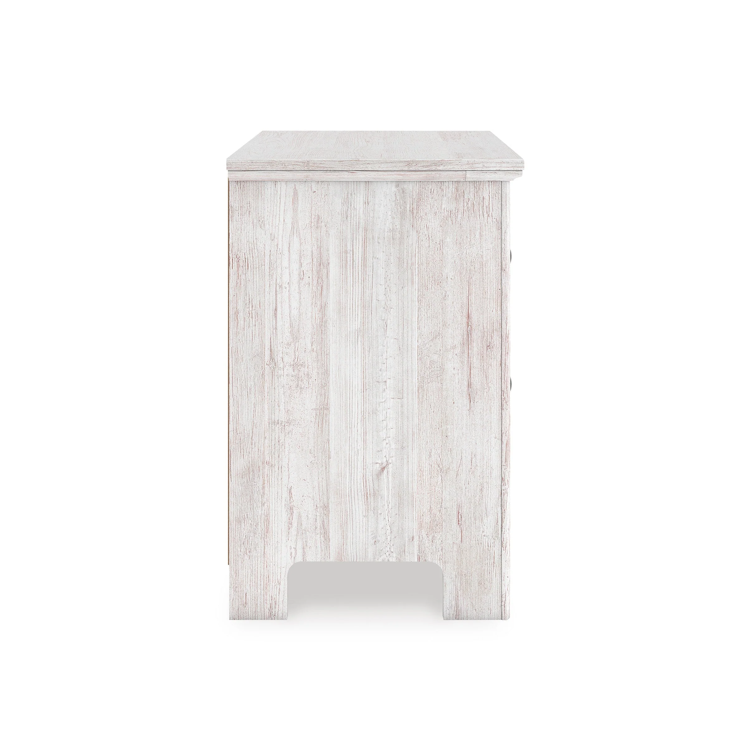 Makidern Whitewash Storage Panel Bedroom Set with 4 Drawers - Image 25