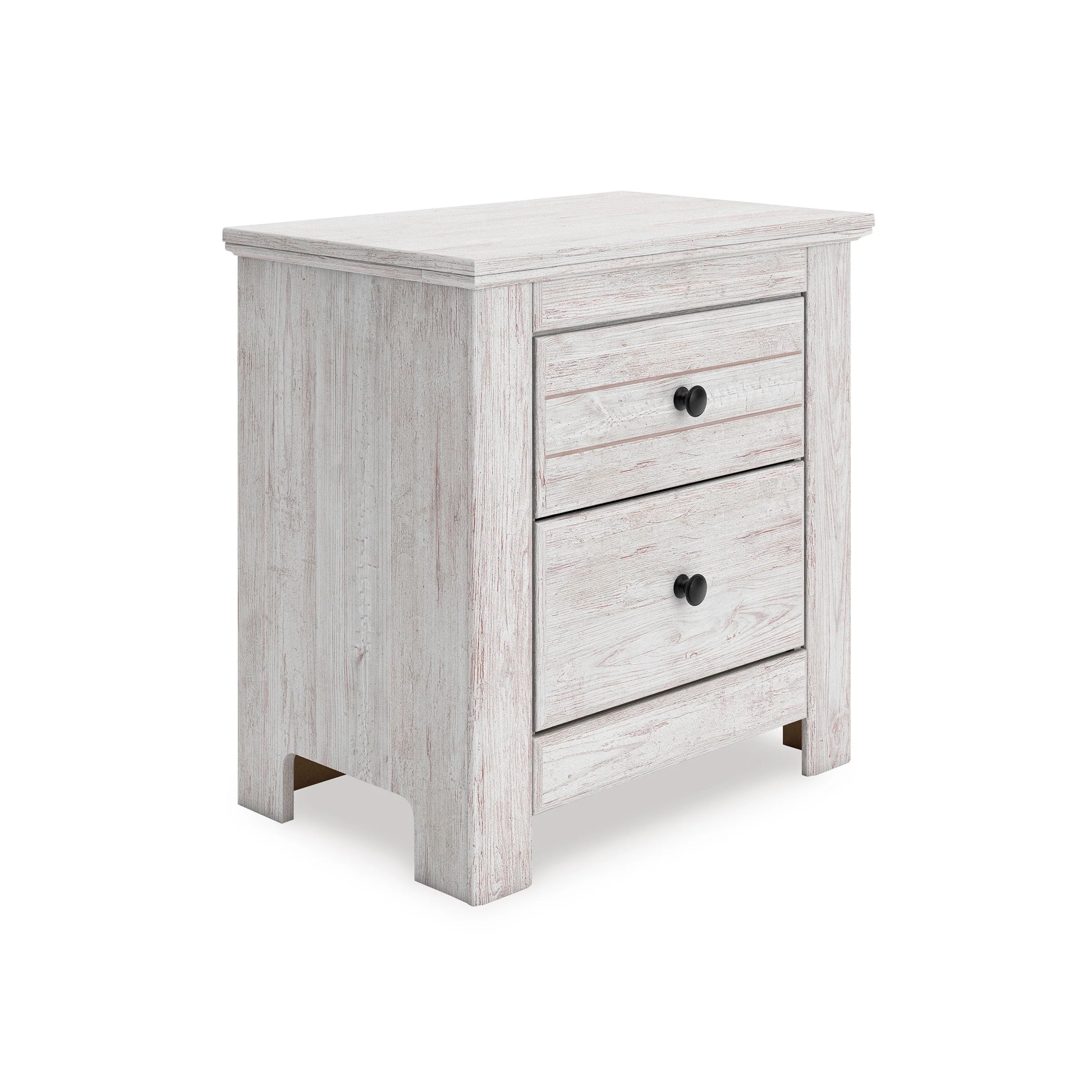 Makidern Whitewash Storage Panel Bedroom Set with 4 Drawers - Image 28