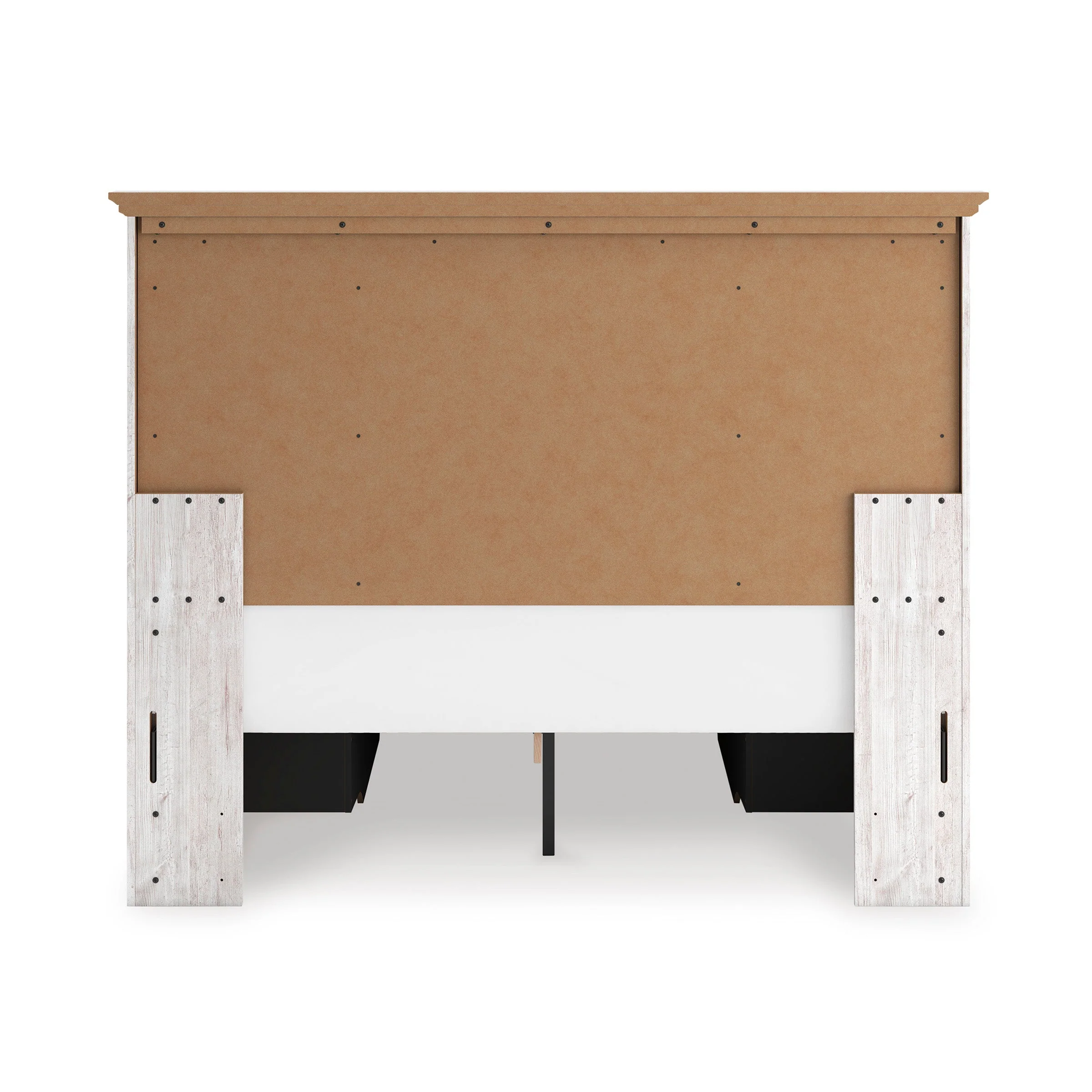 Makidern Whitewash Storage Panel Bedroom Set with 6 Drawers - Image 9