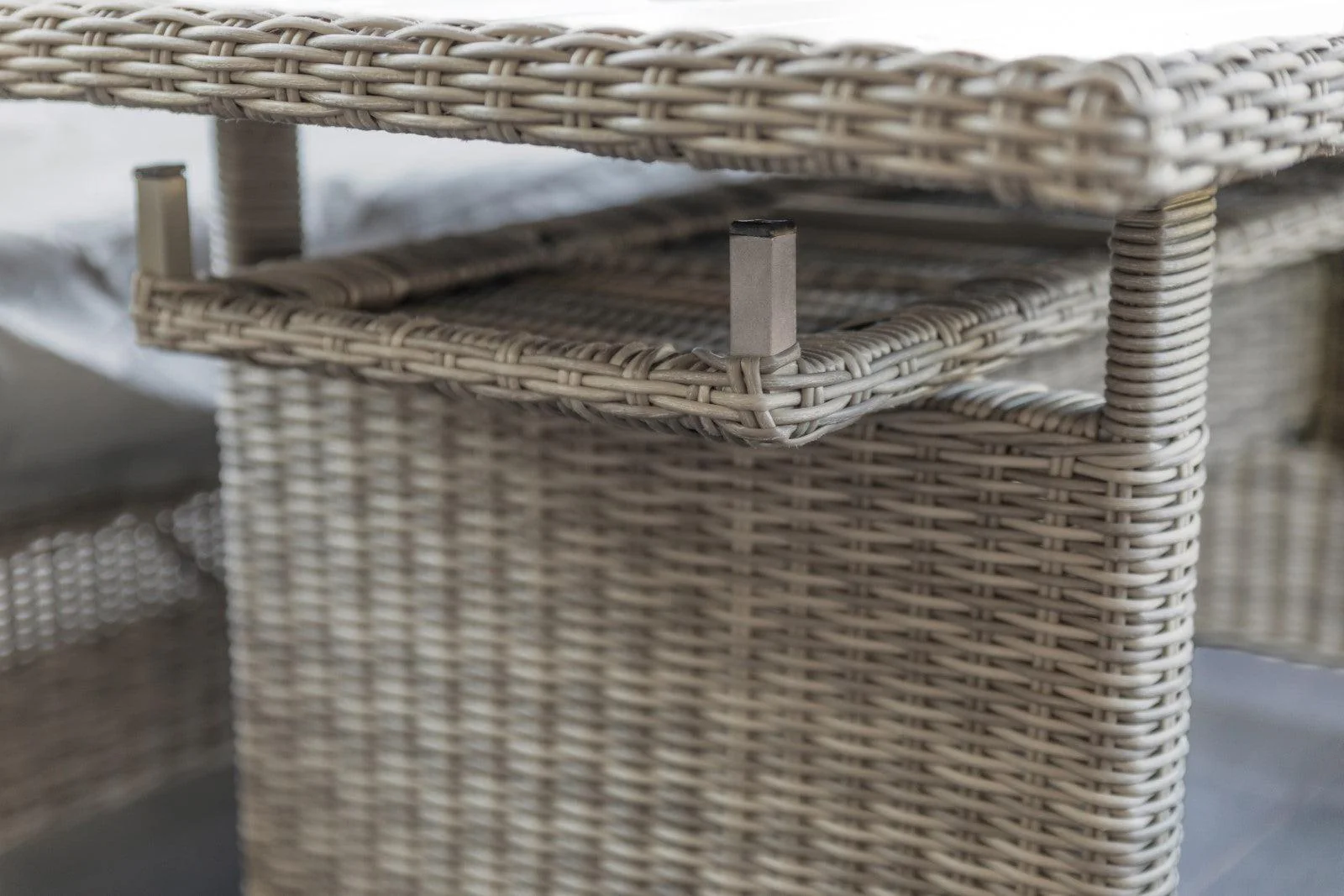 Malia Gray Patio Dining Table - Image 2