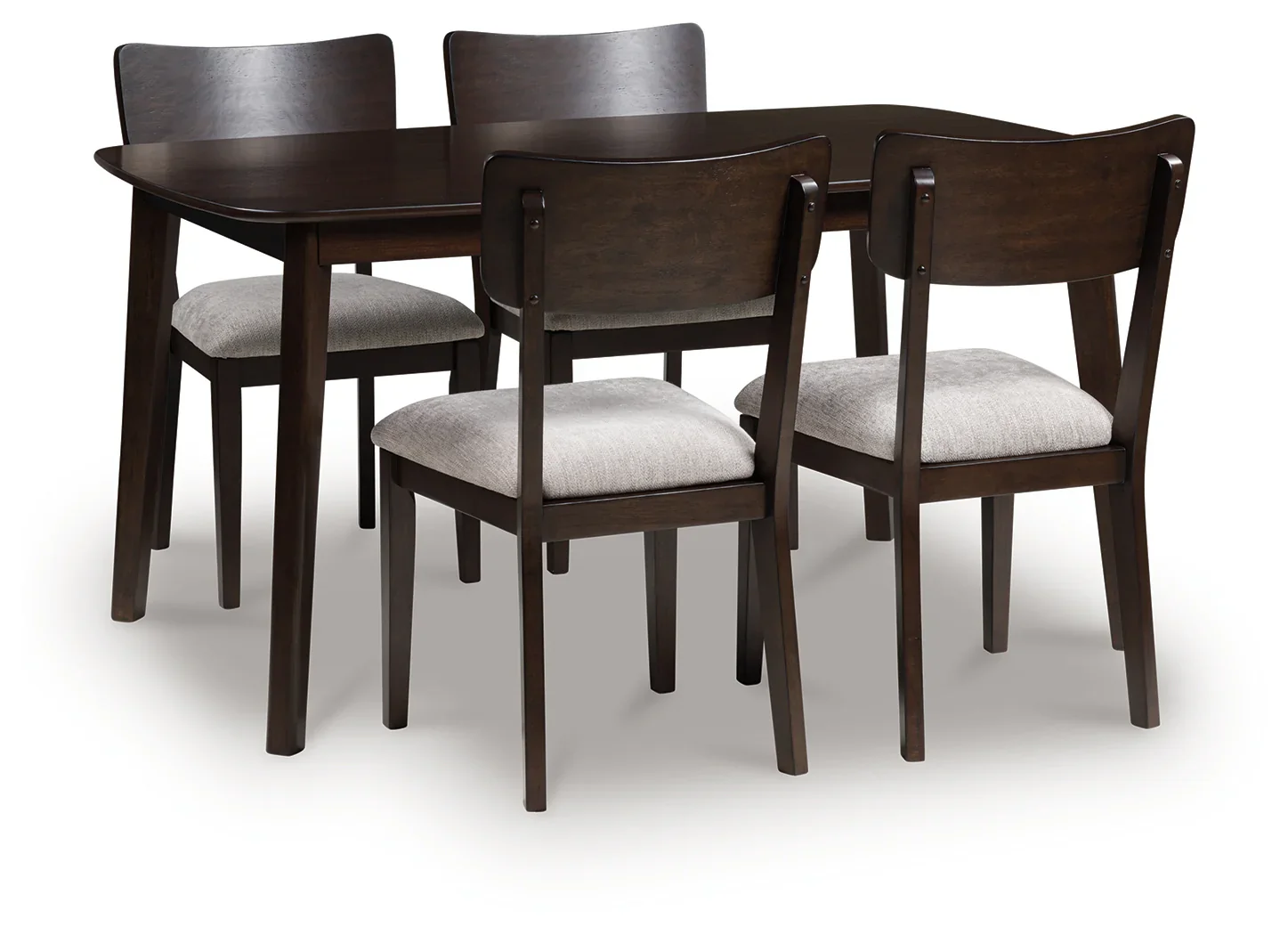 Mallenette Merlot 5-Piece Dining Room Set