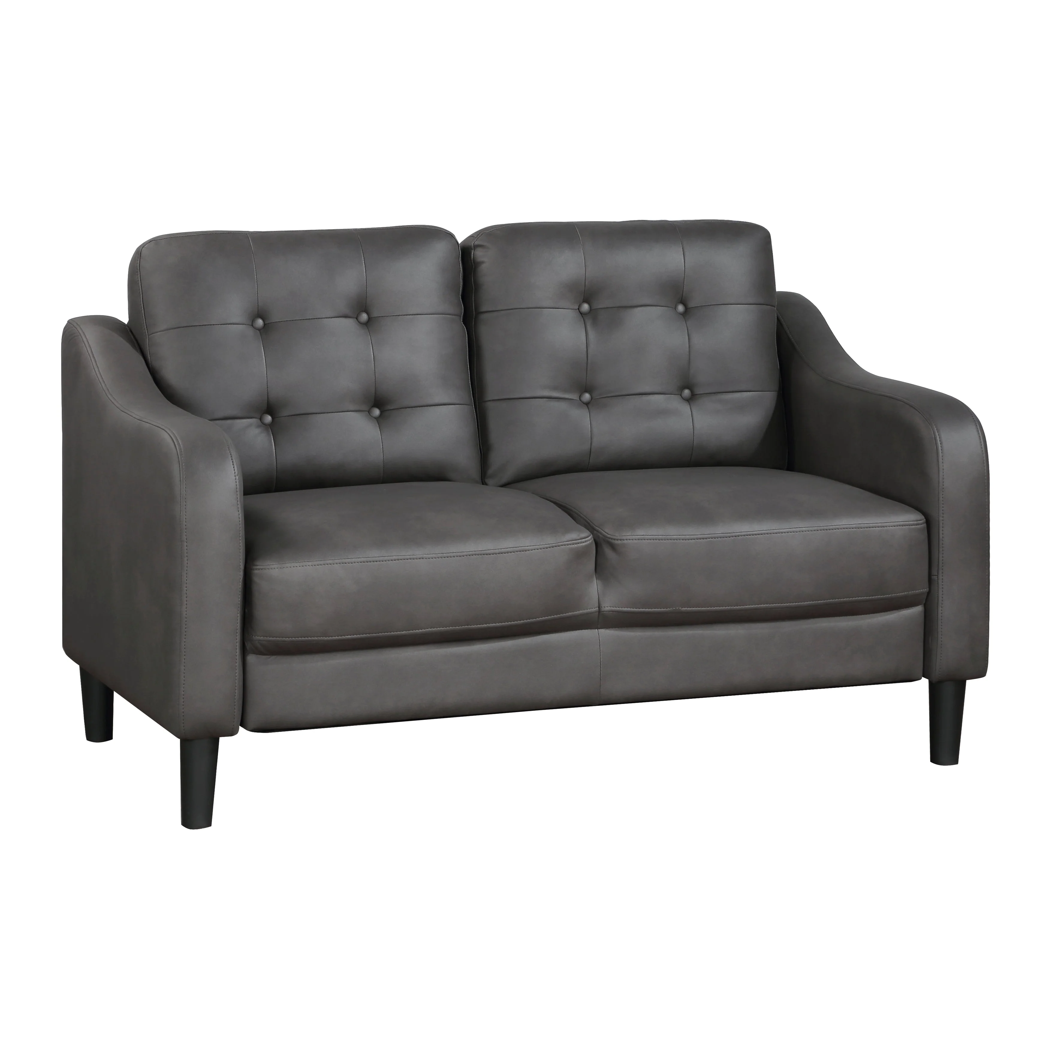 Mallory Gray Loveseat - Image 3