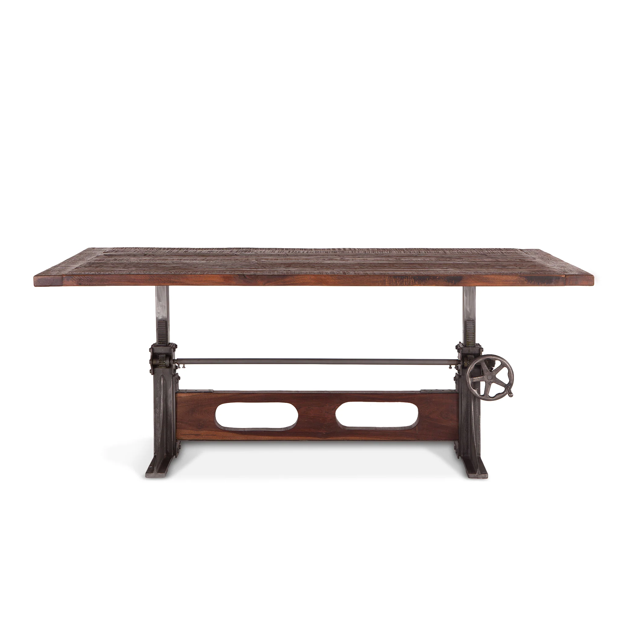 Manchester 84" Adjustable Dining Table in Natural Reclaimed