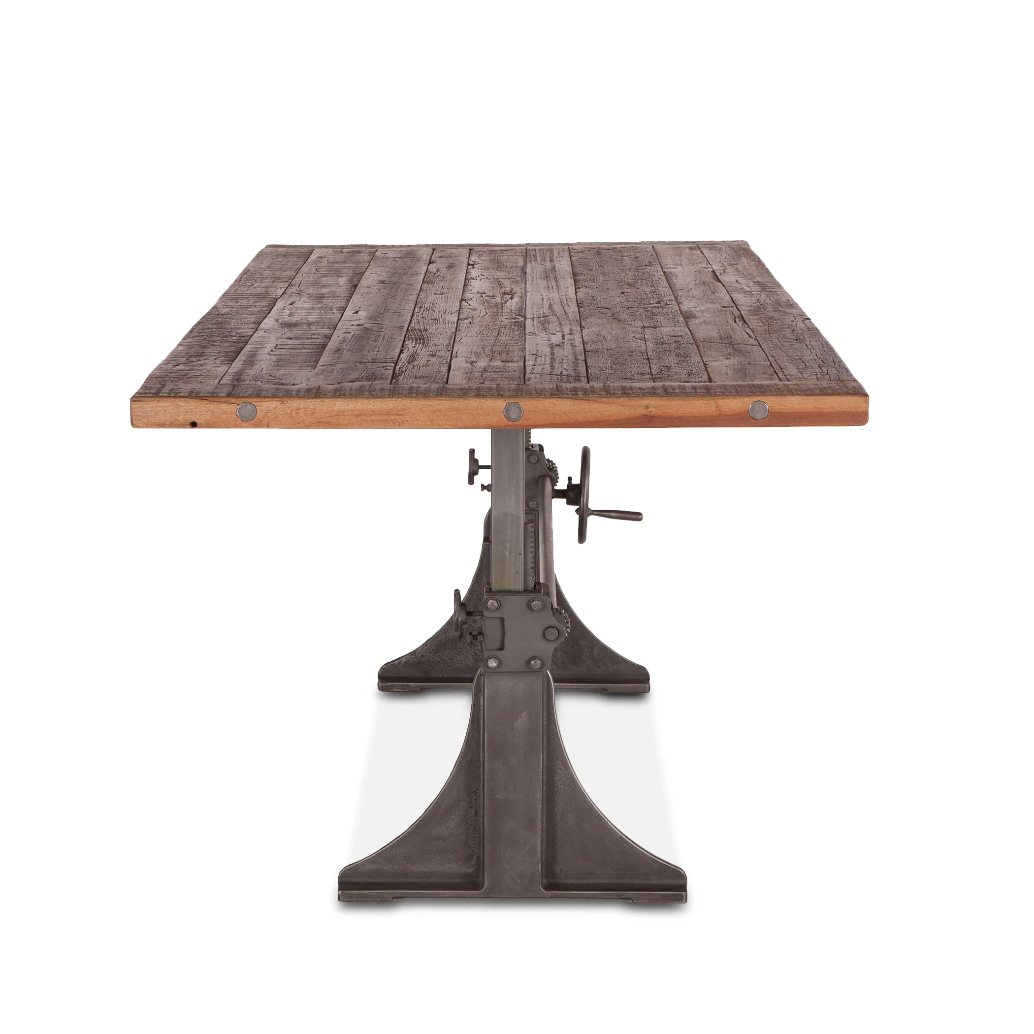 Manchester 84" Adjustable Dining Table in Natural Reclaimed - Image 8