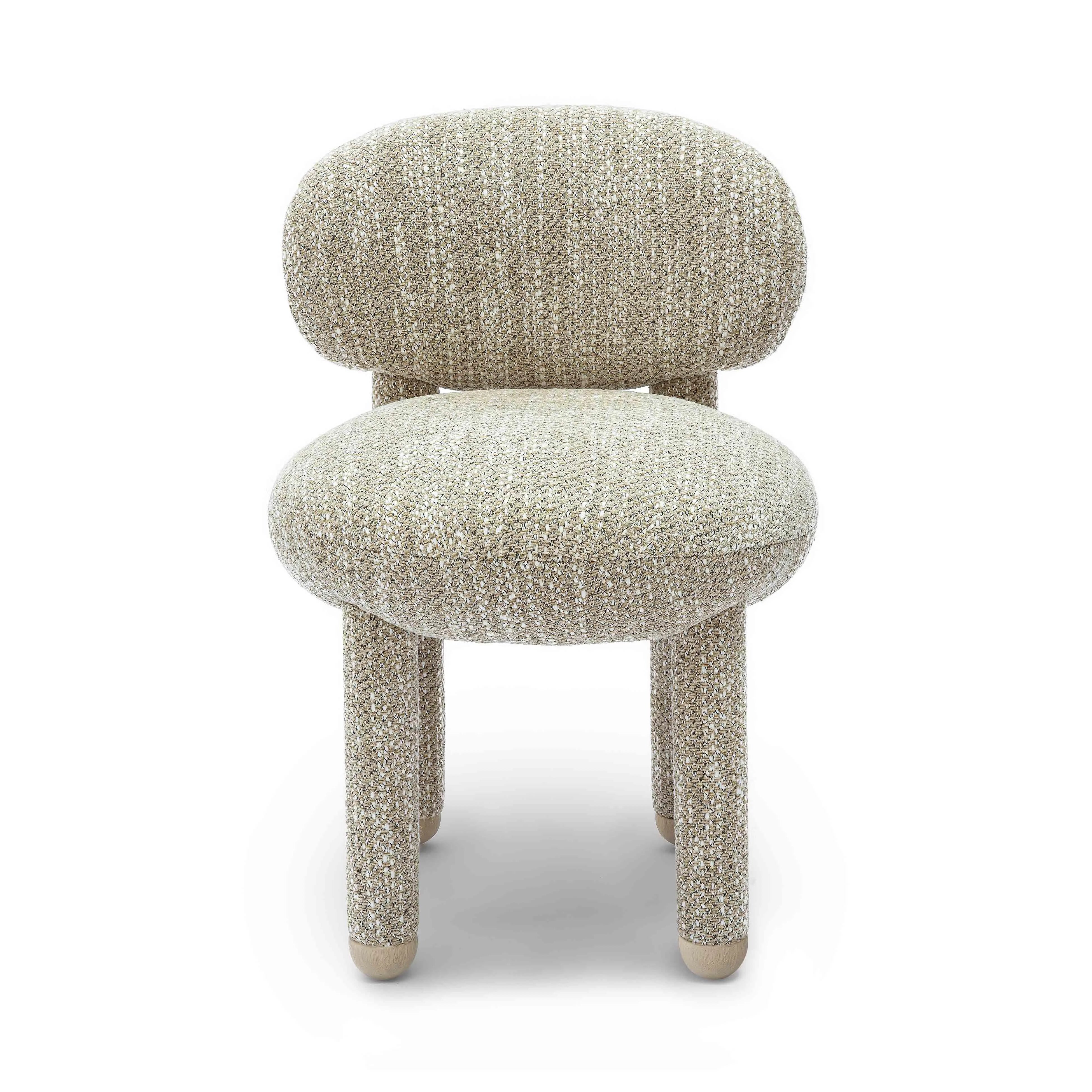 Manu Nubby Performance Fabric Side Chair - Image 11
