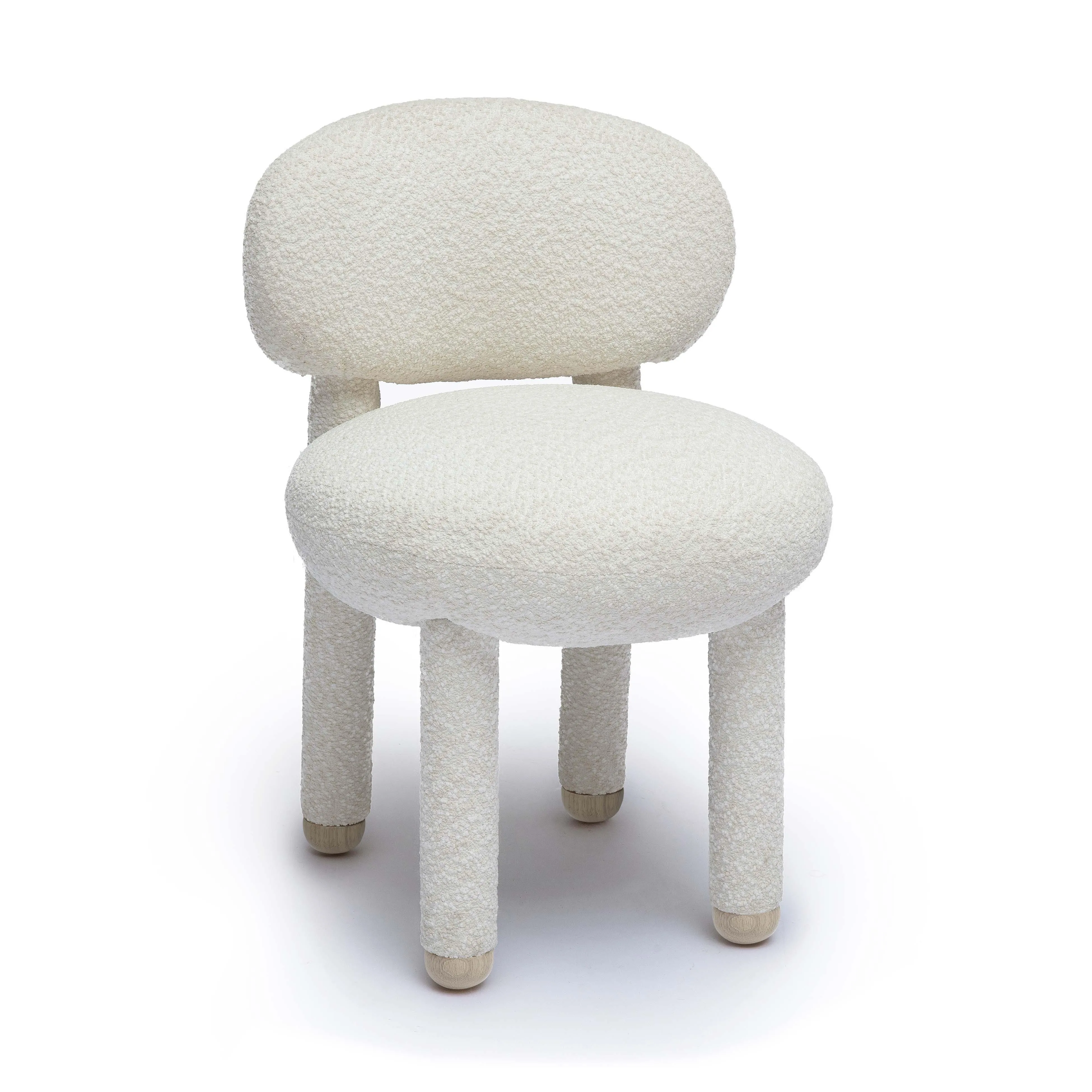 Manu Nubby Performance Fabric Side Chair - Image 17