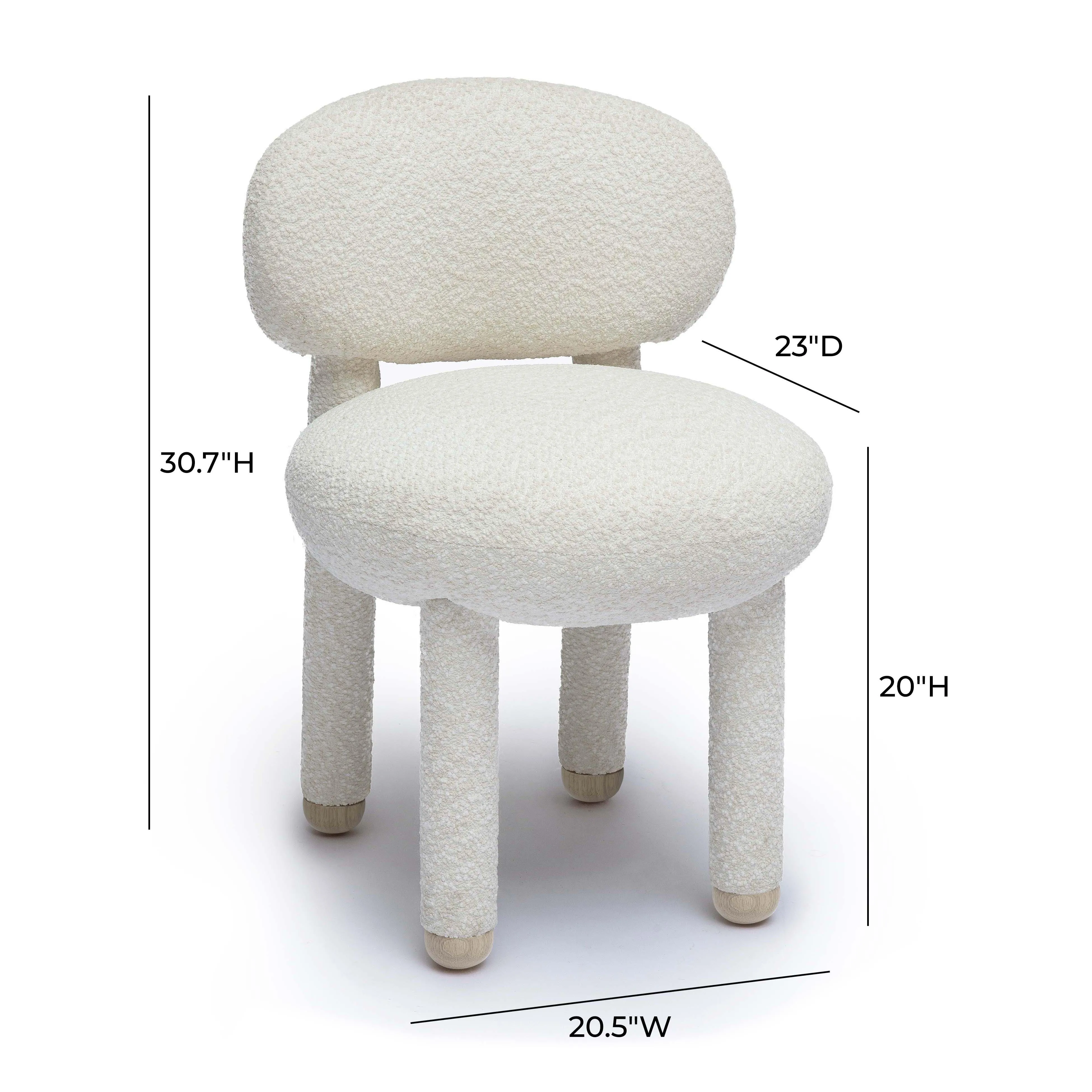 Manu Nubby Performance Fabric Side Chair - Image 22