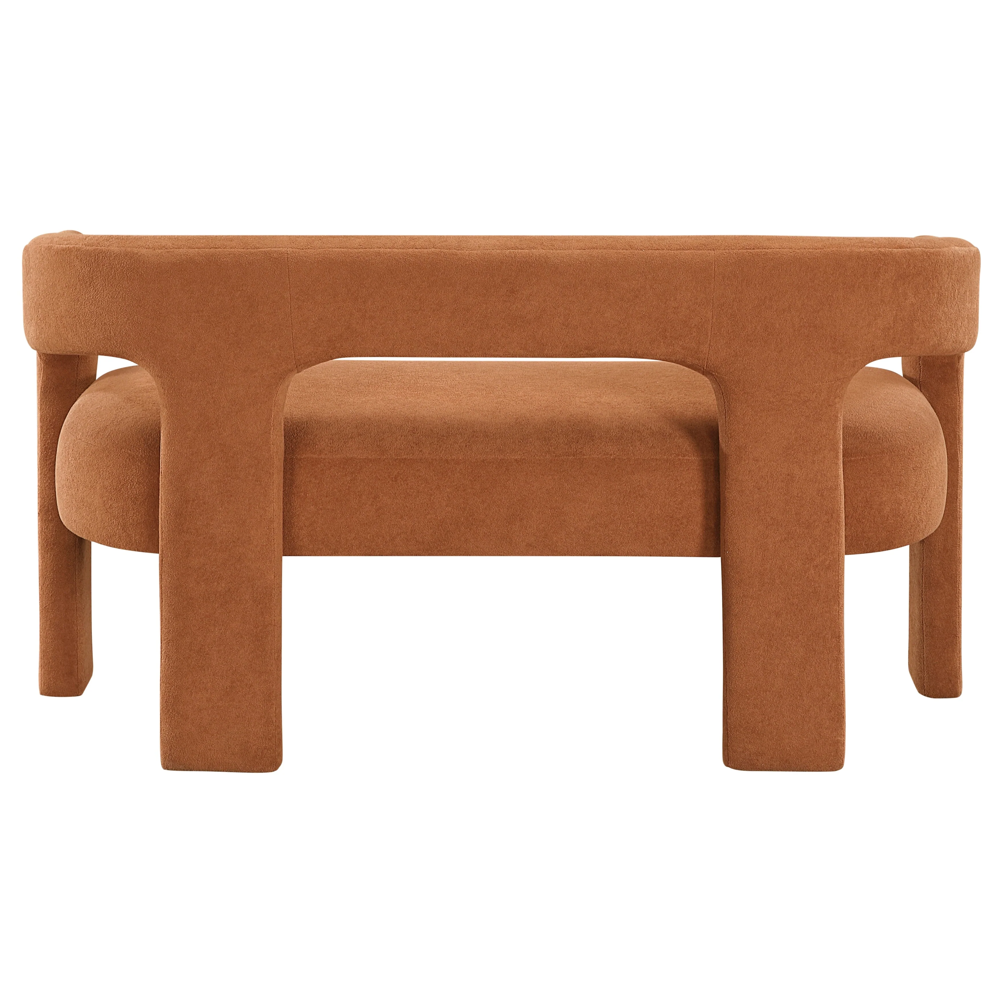 Marais Ebony/Orange Boucle 6-Piece 82" Dining Set - Image 16