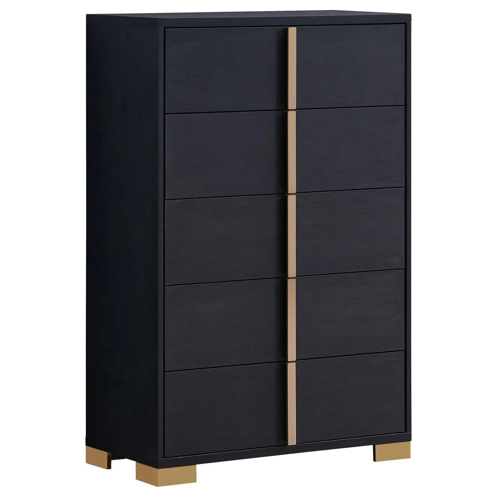 Marceline 5-drawer Chest Black - Image 2