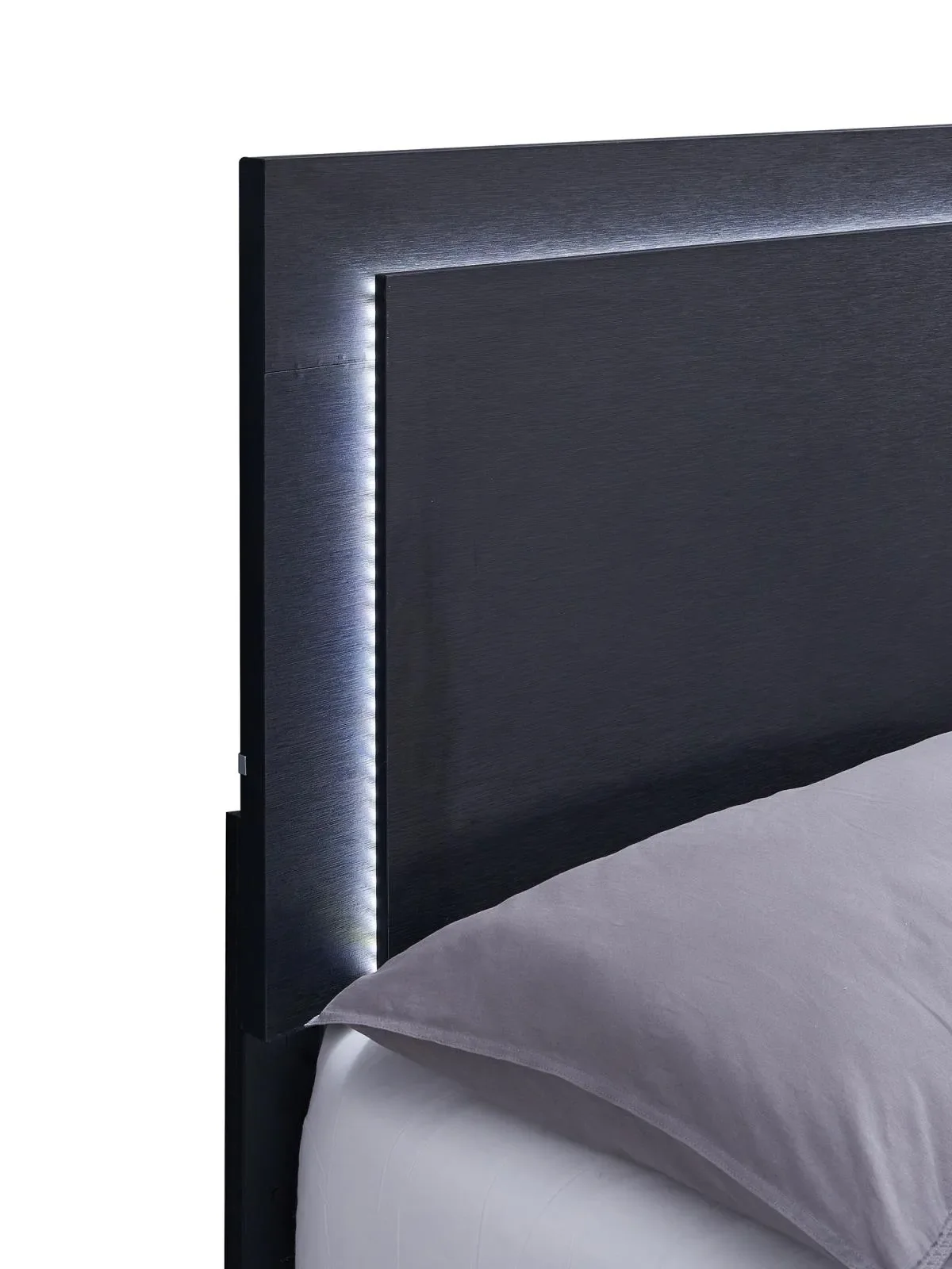 Marceline Black 5-Piece Queen Bedroom Set with LED Headboard - Image 15