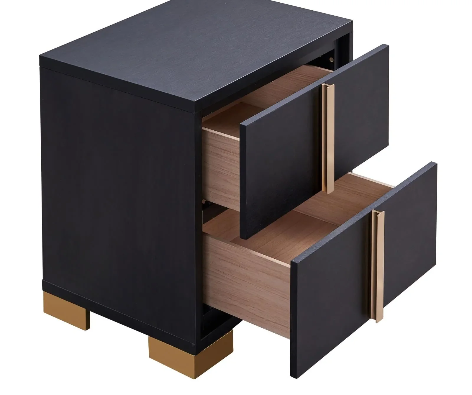 Marceline Black 5-Piece Queen Bedroom Set with LED Headboard - Image 16