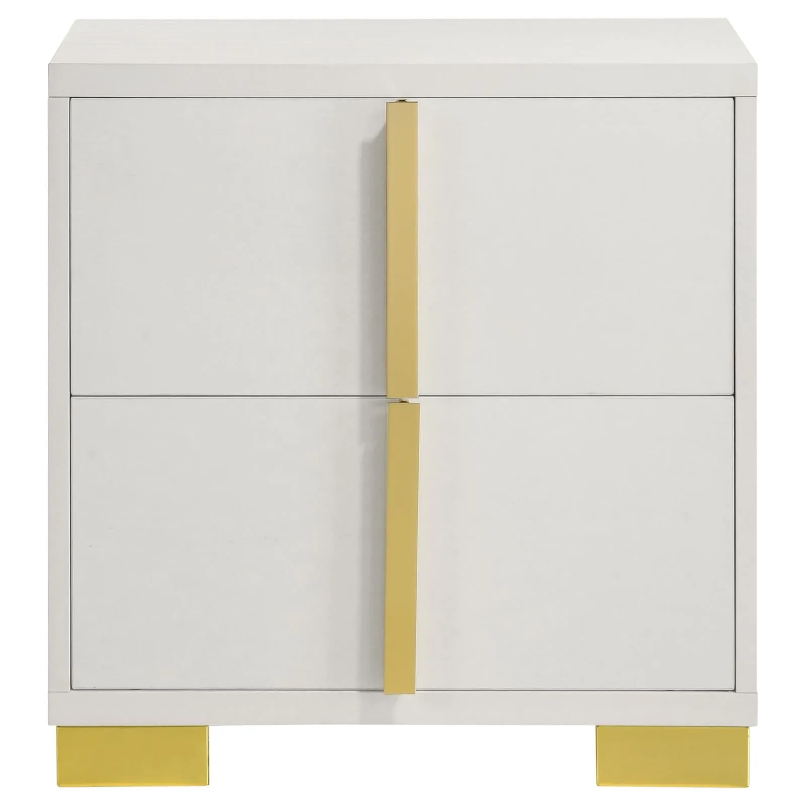 Marceline White 5-Piece Queen Bedroom Set with LED Headboard - Image 6