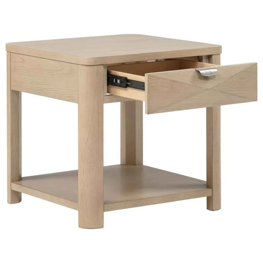Marcelo Light Elm 3-piece Coffee Table Set with Storage - Image 8