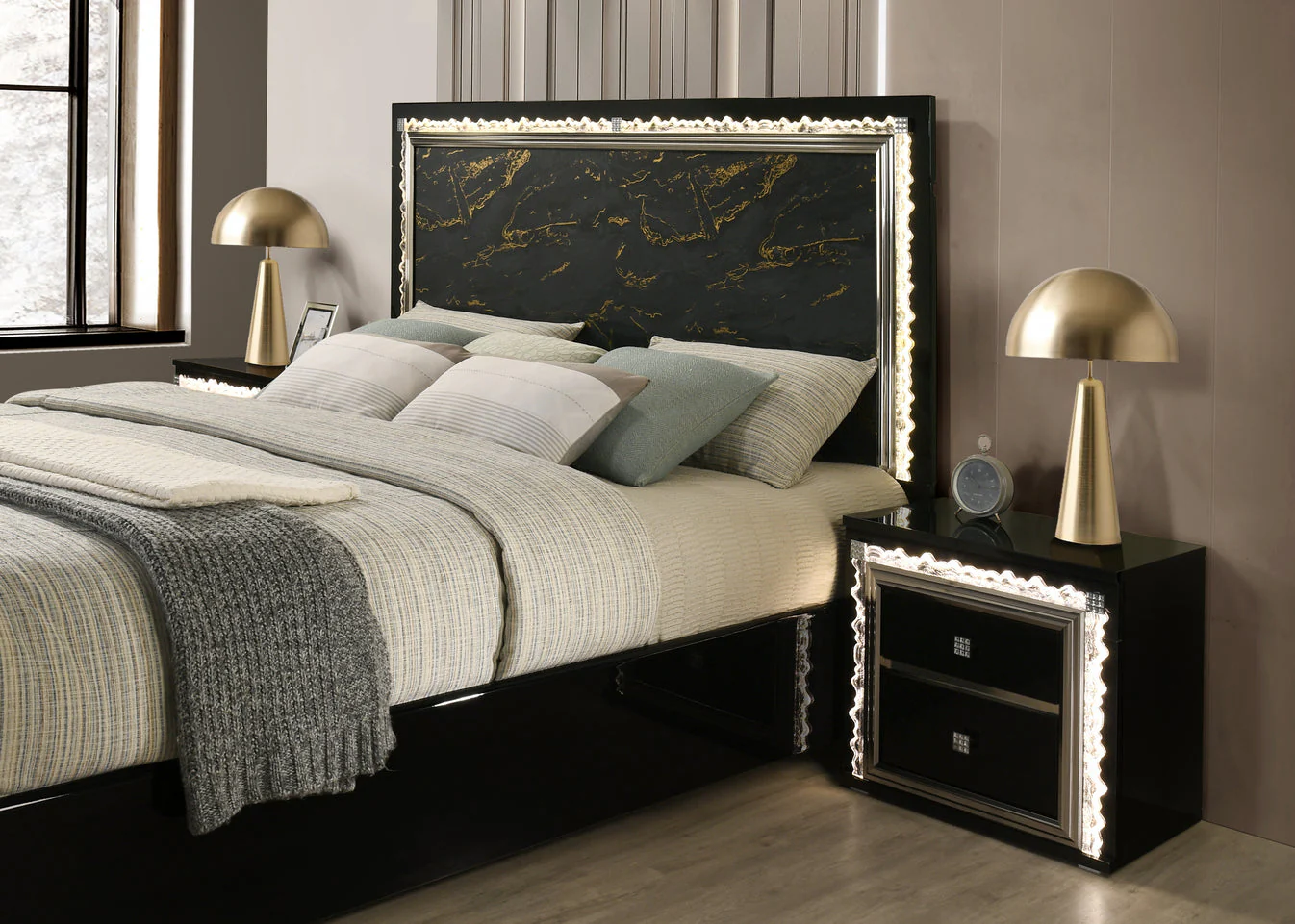Marco Black Bedroom Set - Image 2
