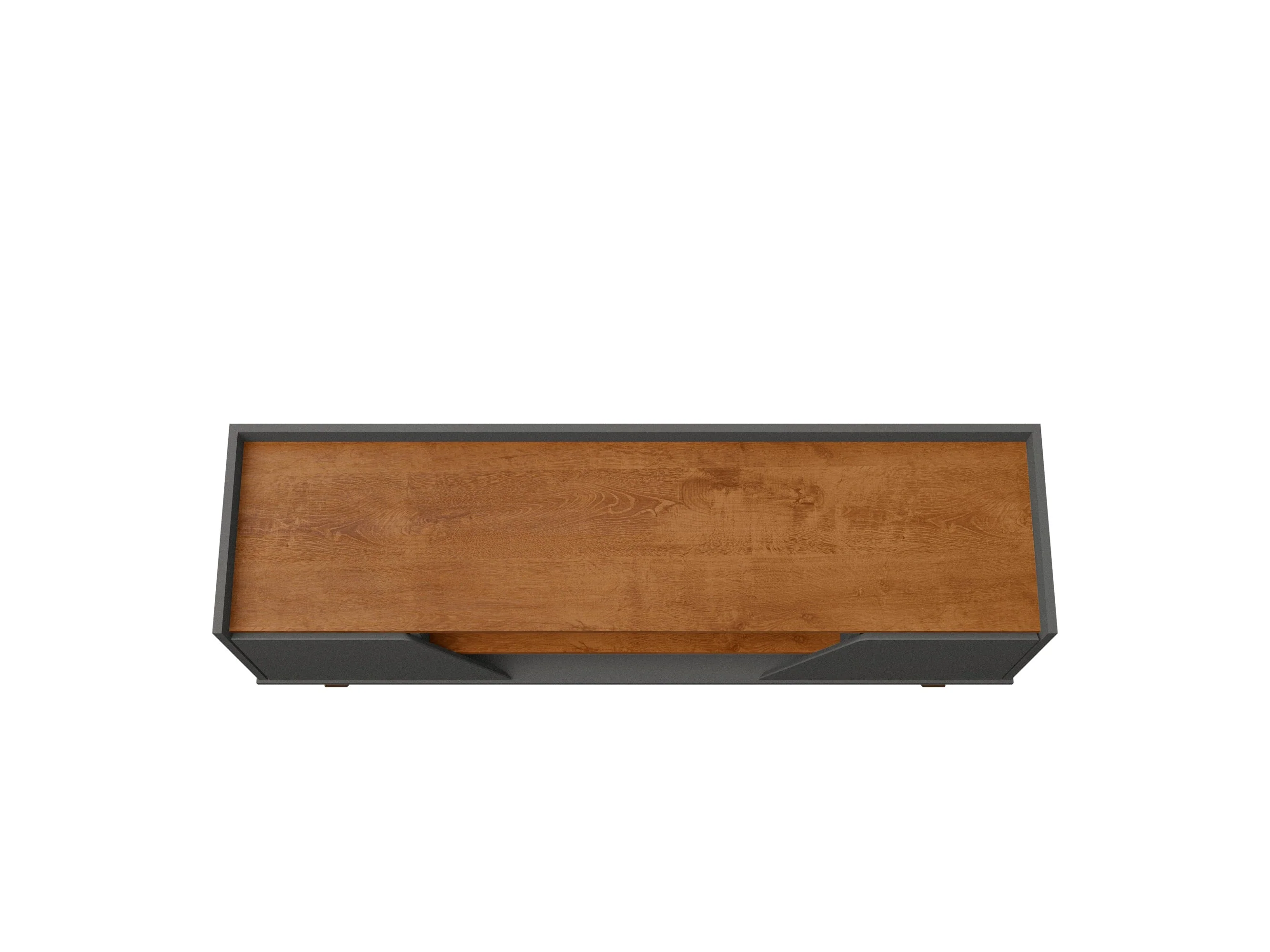 Marcus 53.14 TV Stand in Grey and Nature - Image 7