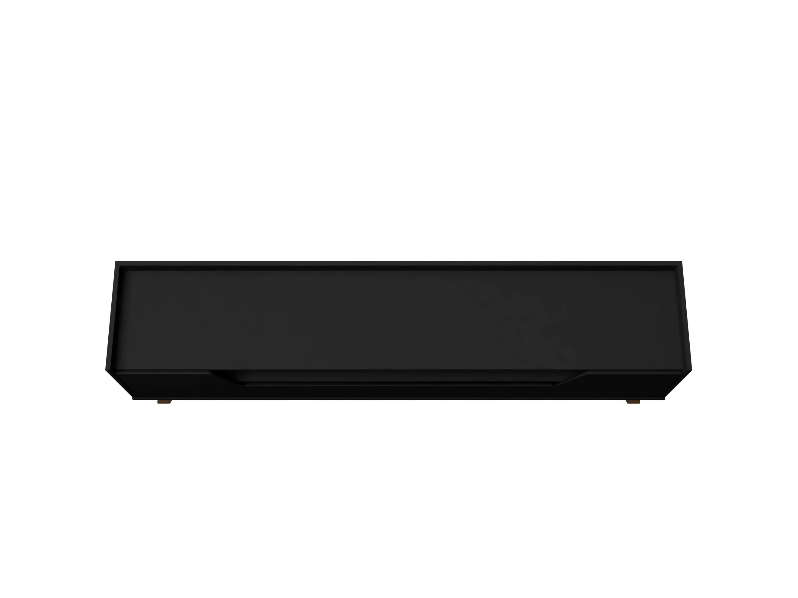 Marcus 70.86 TV Stand in Matte Black - Image 7