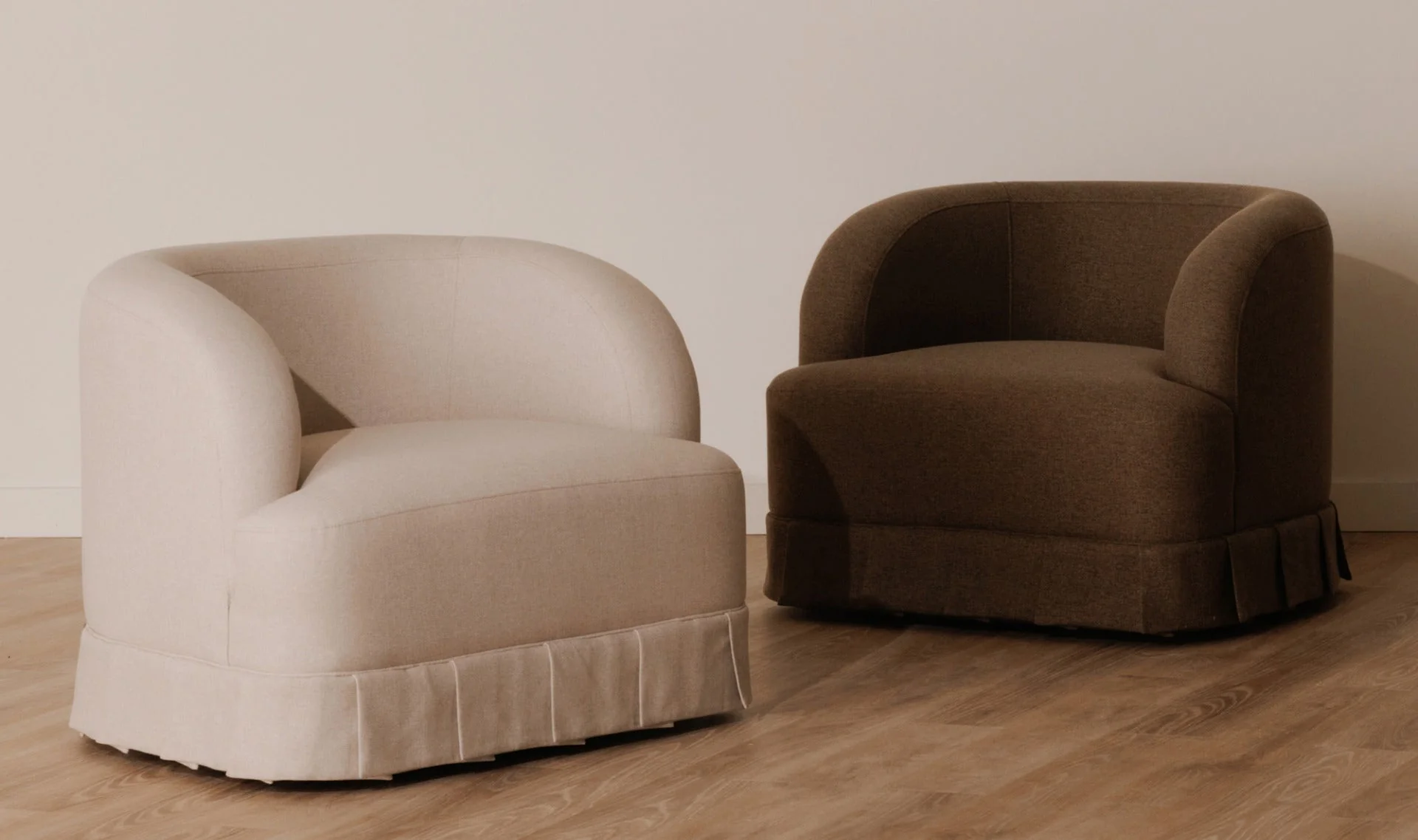Maren Swivel Chair Brown - Image 9