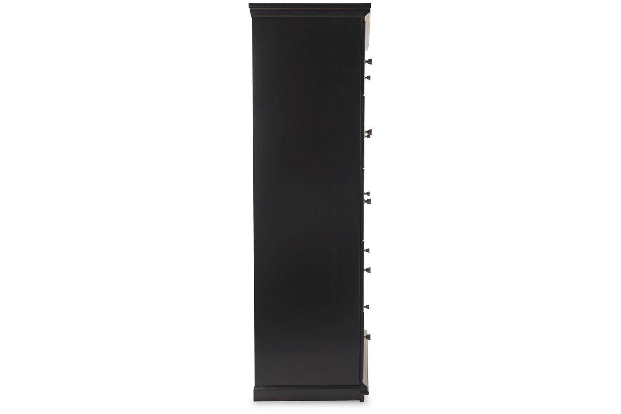 Maribel Black Chest of Drawers - Image 4