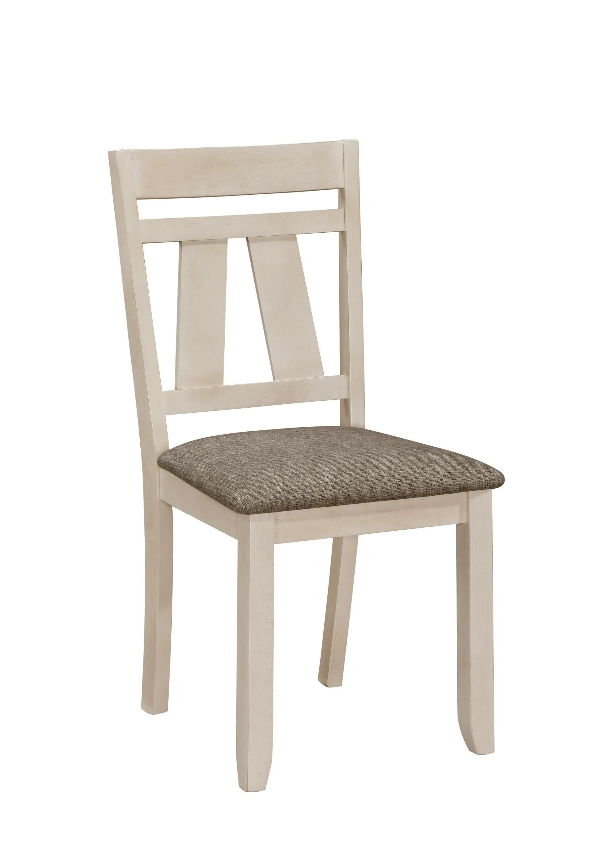 Maribelle Chalk and Gray Dining Chair, Set of 2