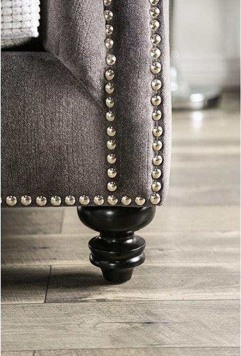 Mariella Gray & Beige Stationary Sofa & Loveseat - Image 8