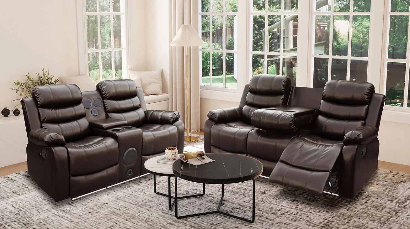 Marisol Brown Reclining Living Room Set - Image 2