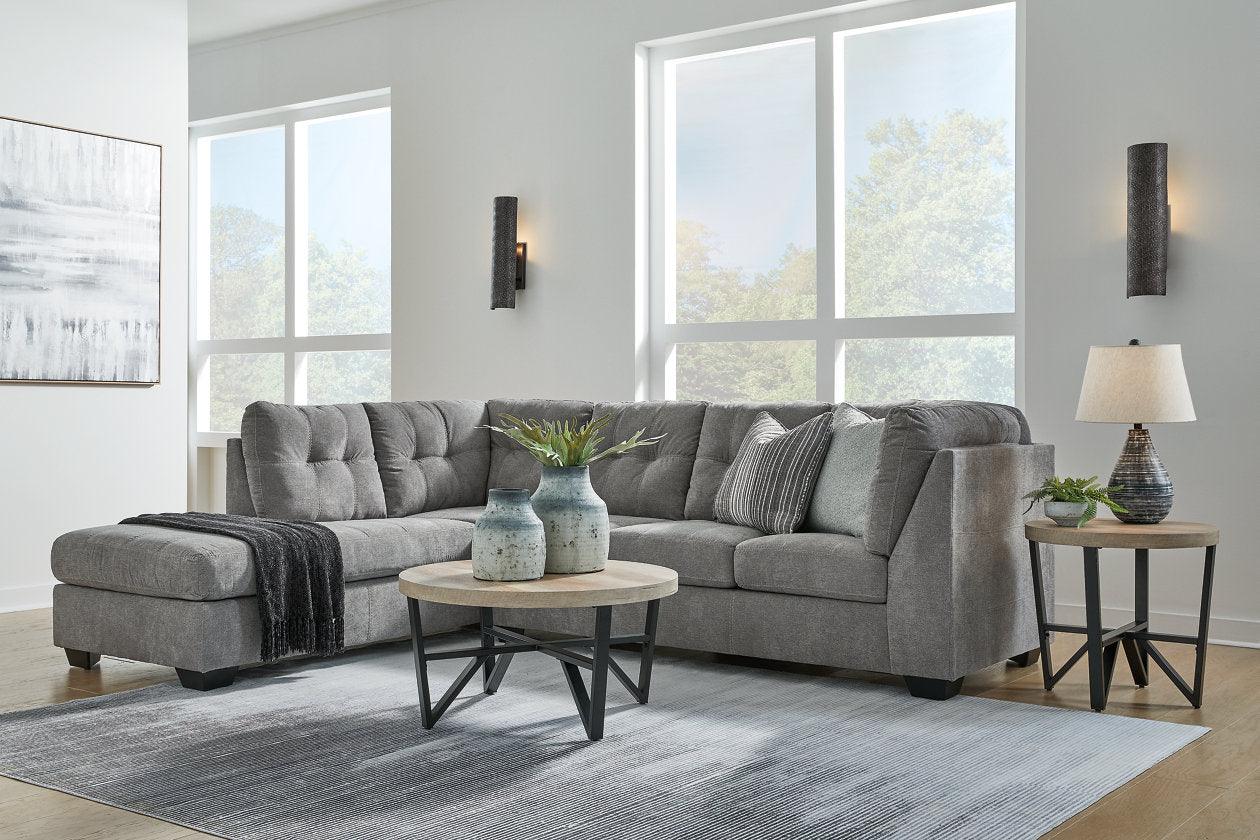 Marleton Gray 2-Piece Sectional with LAF Chaise - Image 5