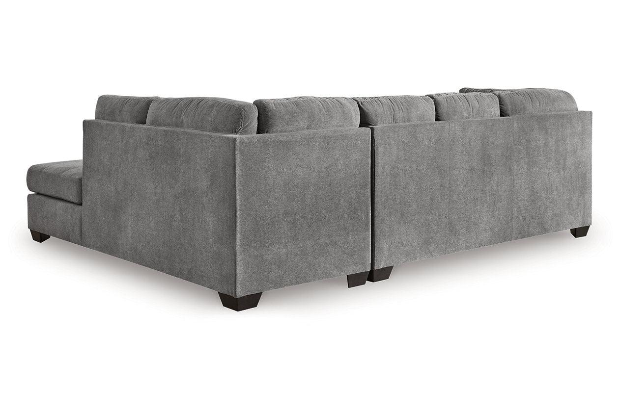 Marleton Gray 2-Piece Sleeper Sectional with RAF Chaise - Image 3