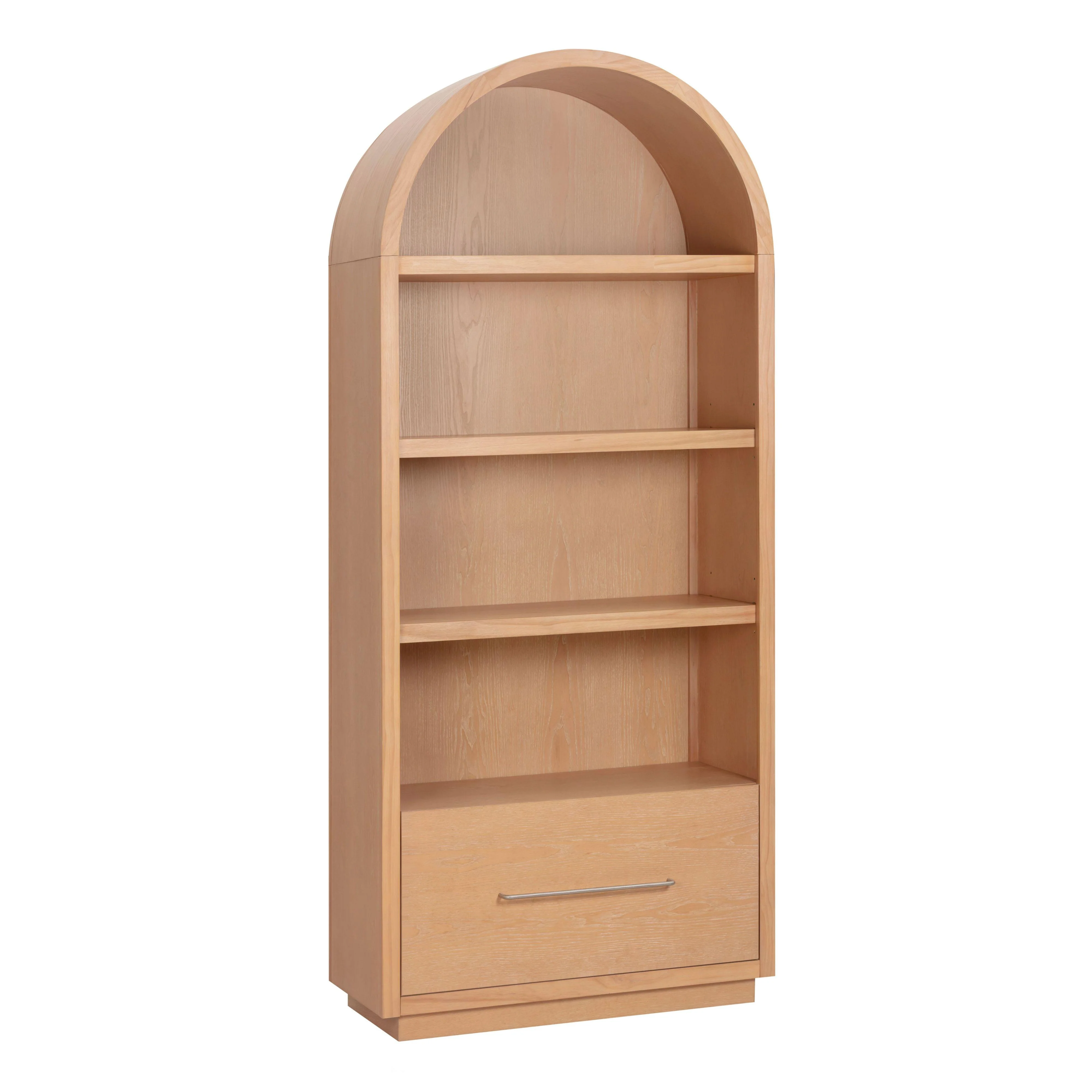 Marlow Wood Bookcase with File Drawer - Image 4