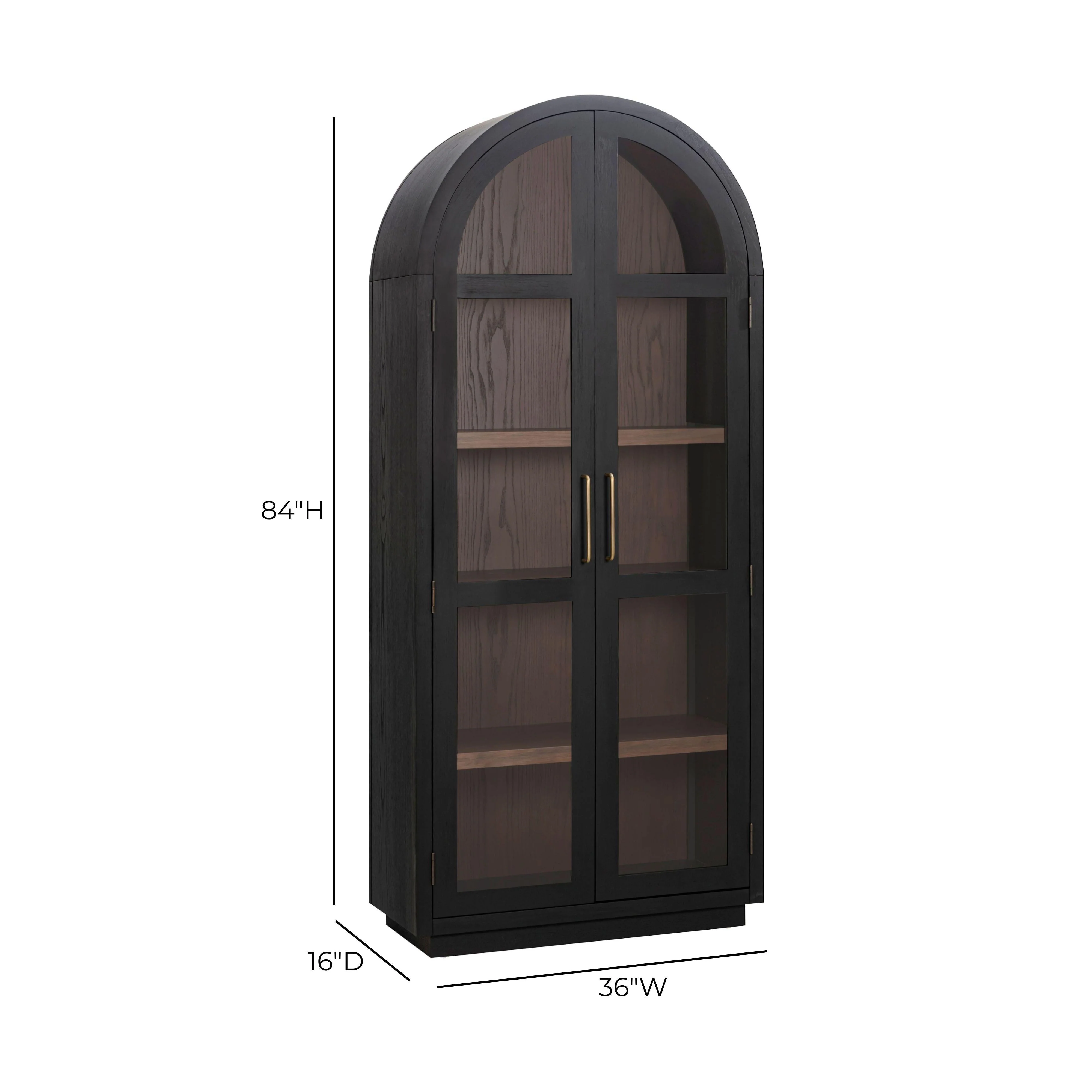 Marlow Wood Display Cabinet - Image 18