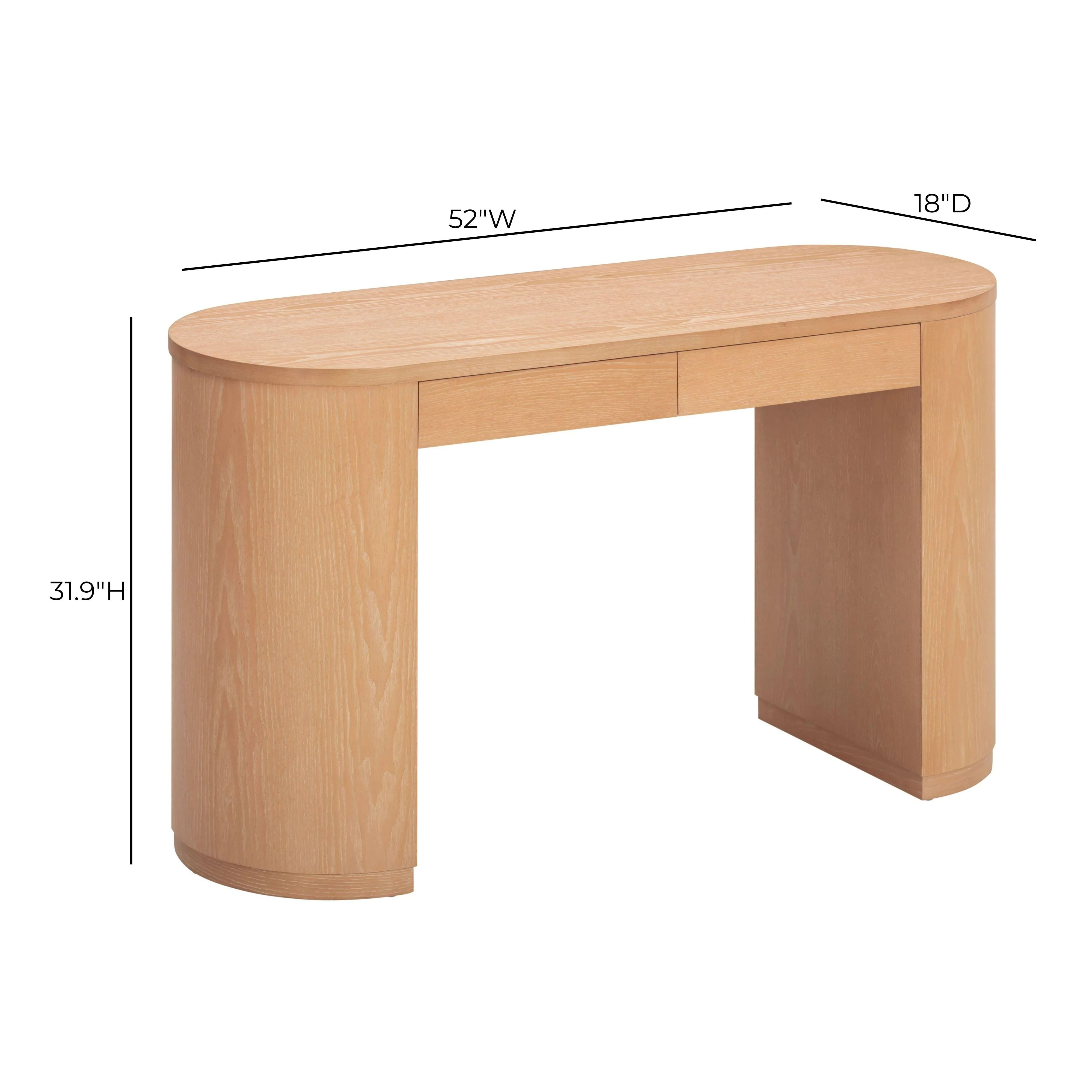 Marlow Wood Writing Desk - Image 10