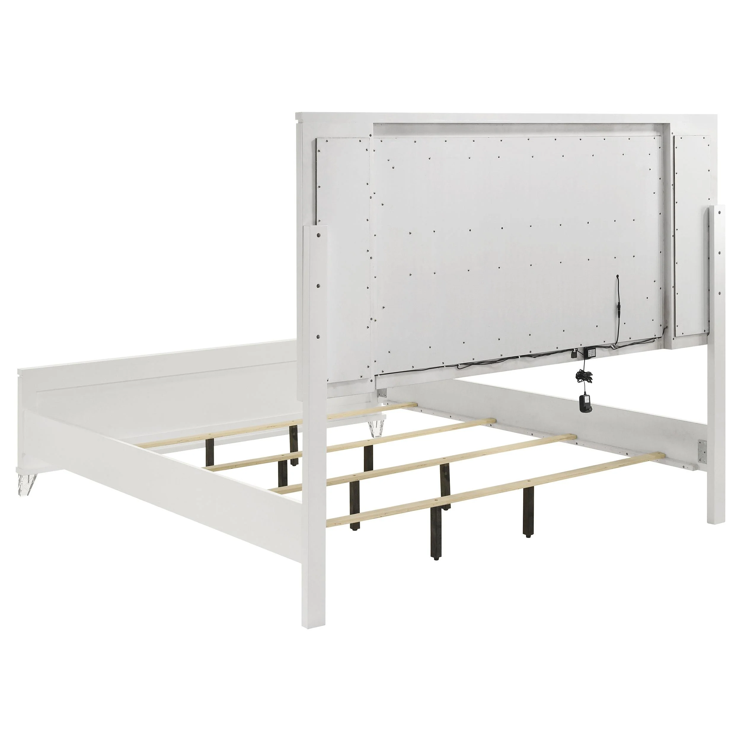 Marmore White 4-Piece Queen Bedroom Set - Image 4