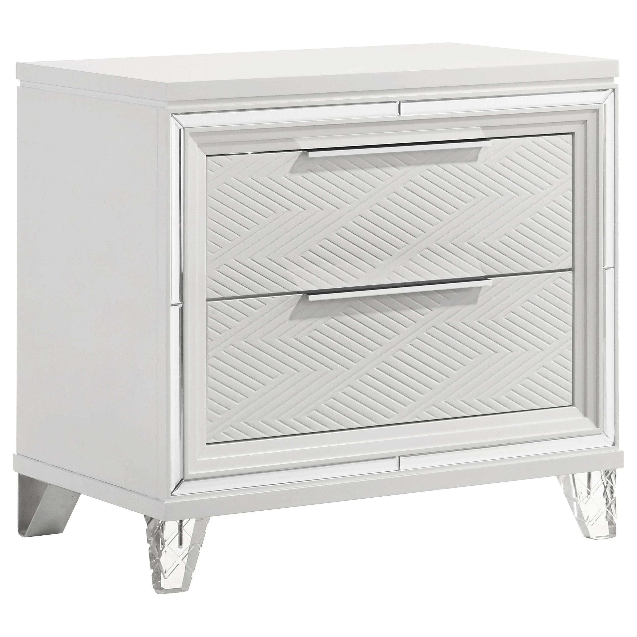 Marmore White 4-Piece Queen Bedroom Set - Image 5