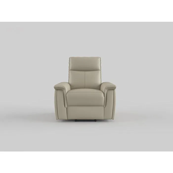 Maroni Dark Brown Leather Power Reclining Chair - Image 2