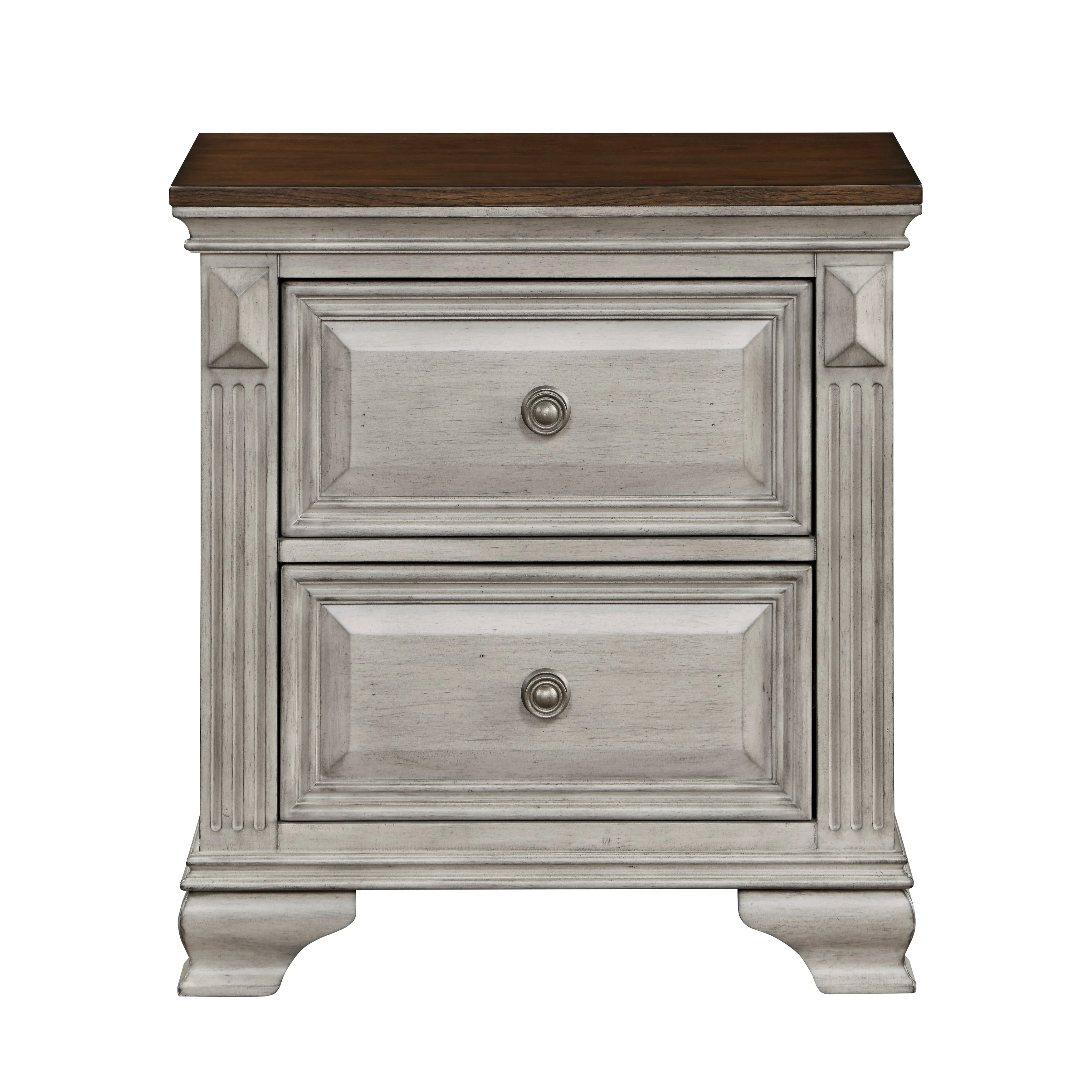 Marquette Gray/Brown Panel Bedroom Set - Image 9