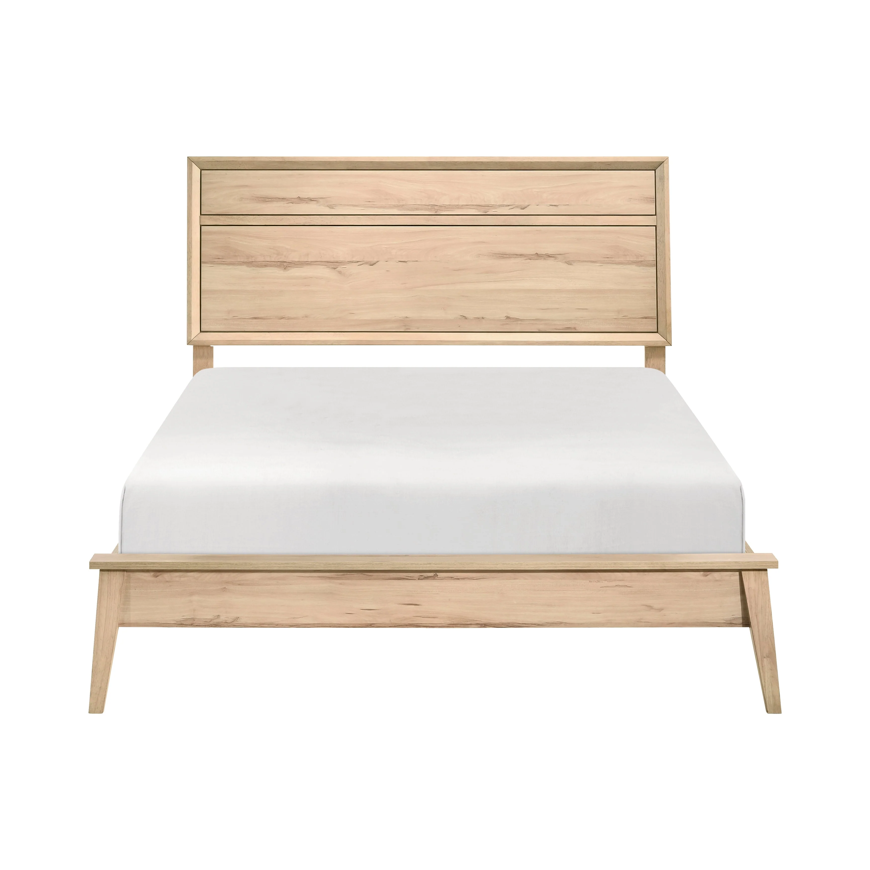 Marrin Natural Oak Queen Panel Bed - Image 6