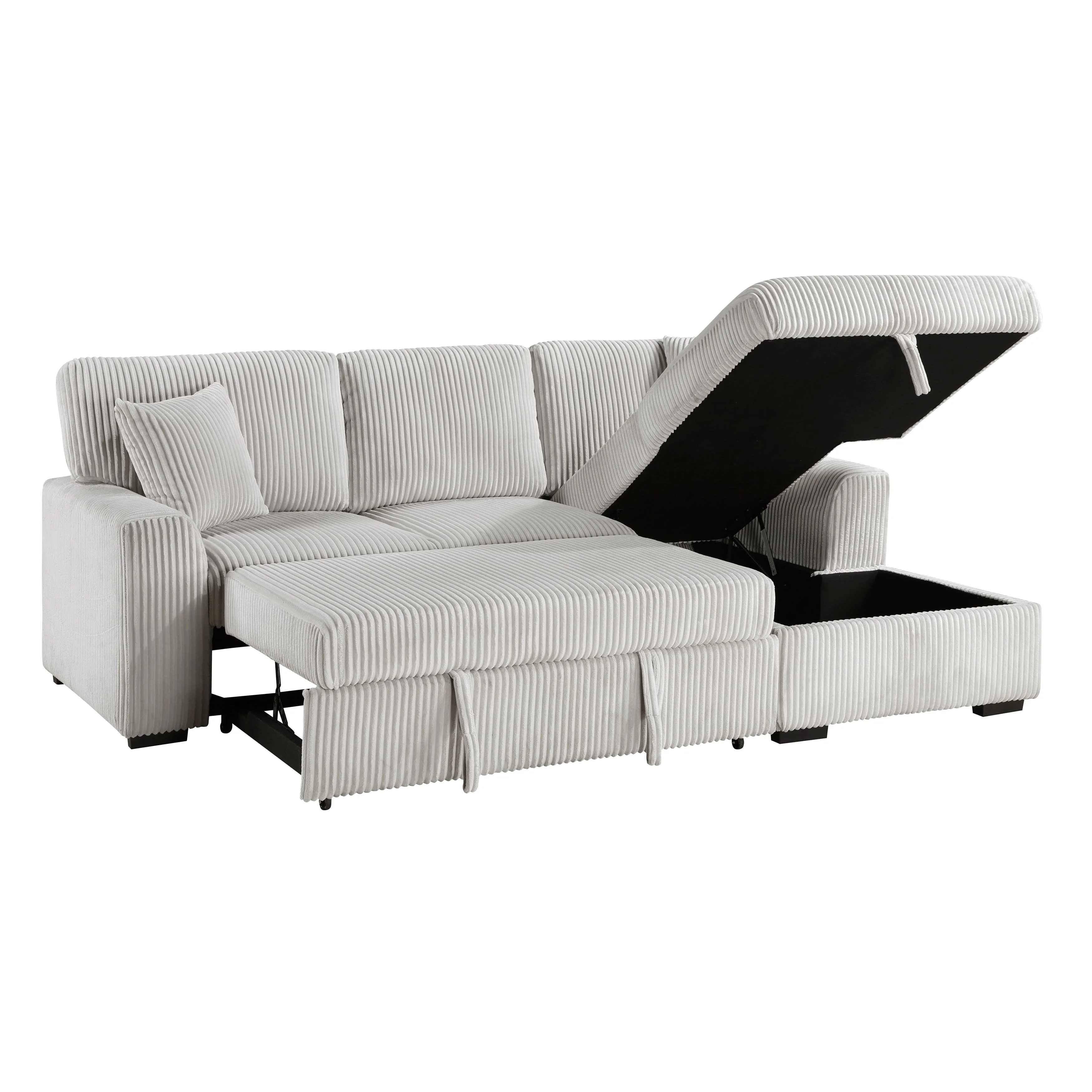 Marsh Gray 2-Piece Sectional with Right Chaise - Image 11