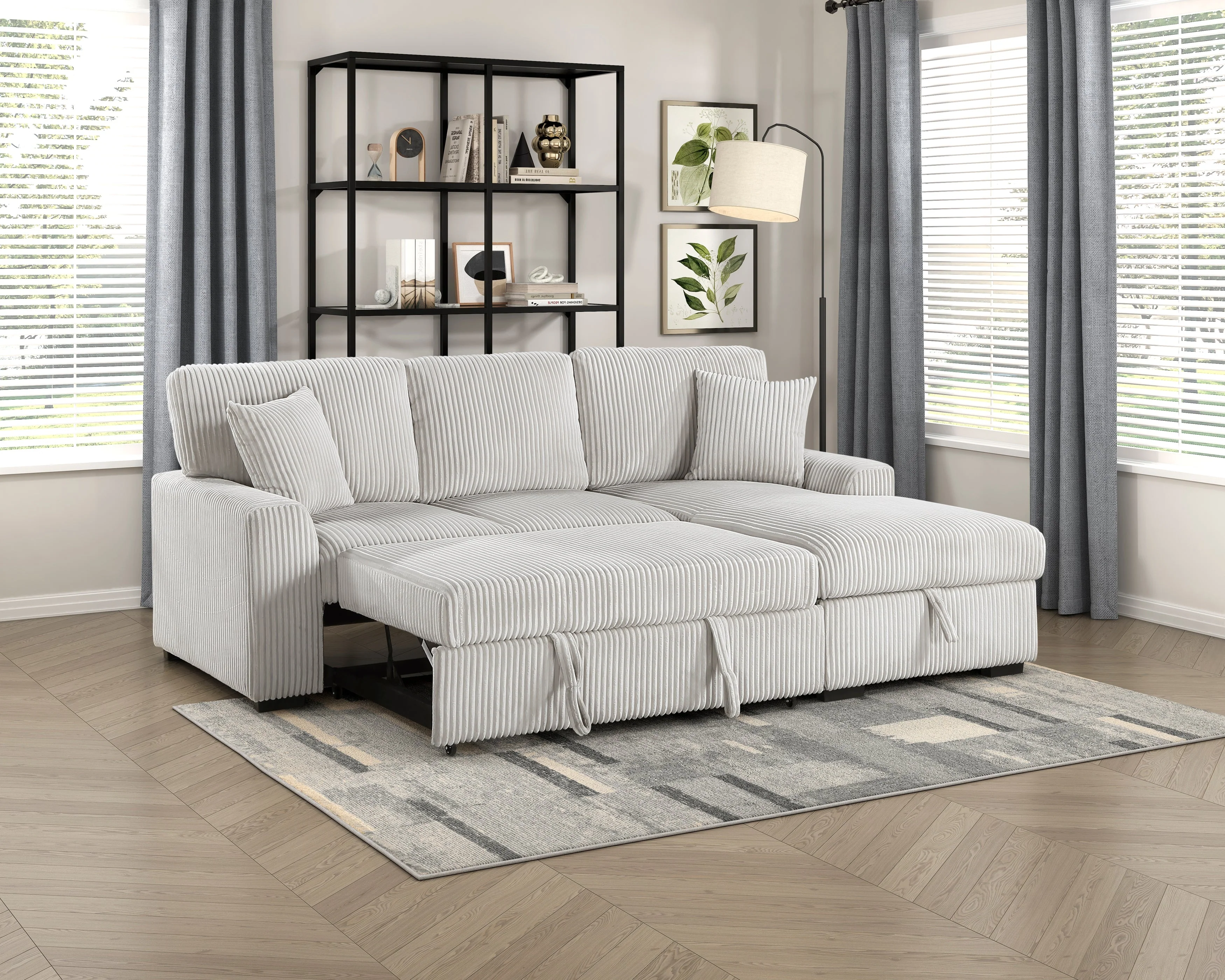 Marsh Gray 2-Piece Sectional with Right Chaise - Image 9