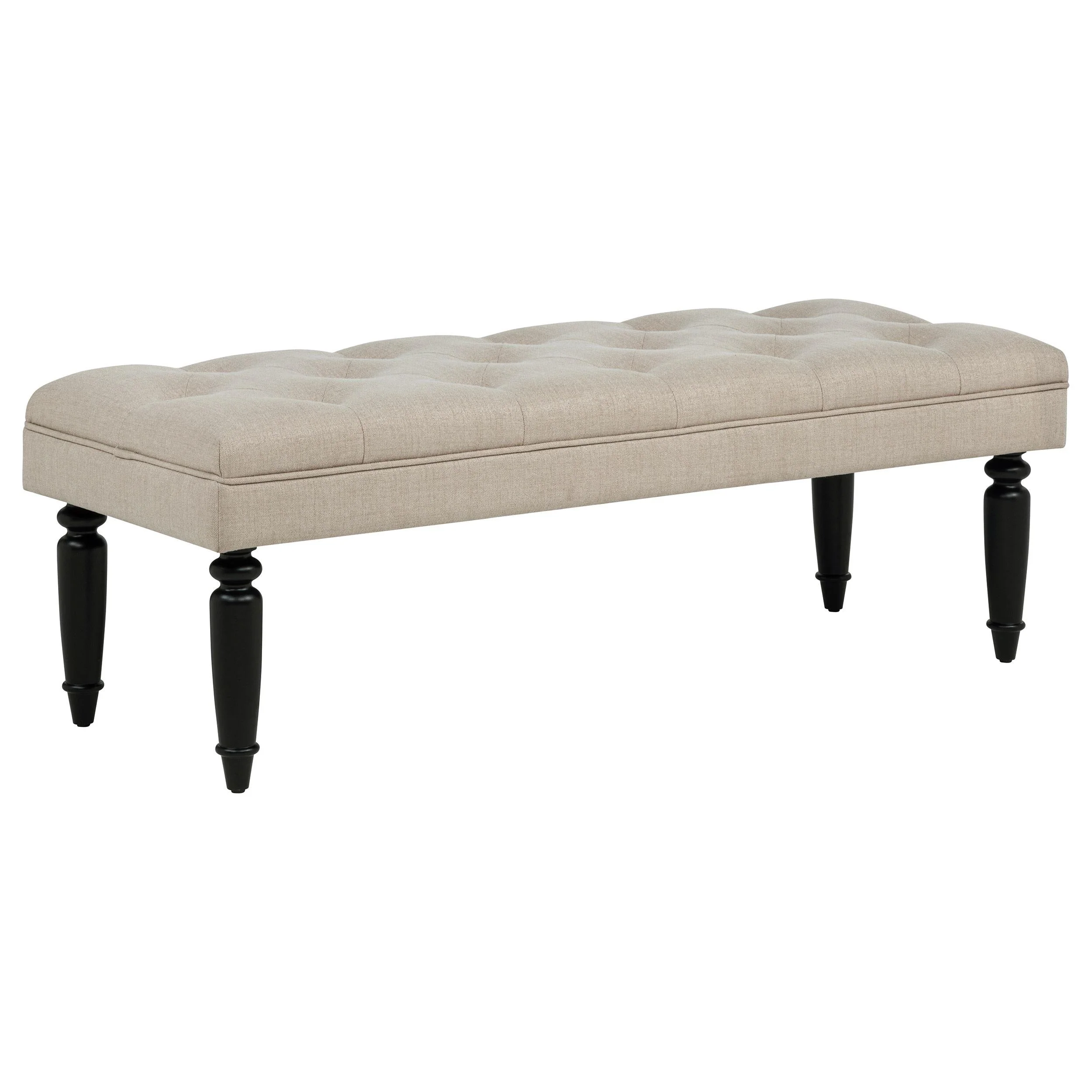 Marsha Latte 52-inch Upholstered Entryway Accent Bench - Image 2