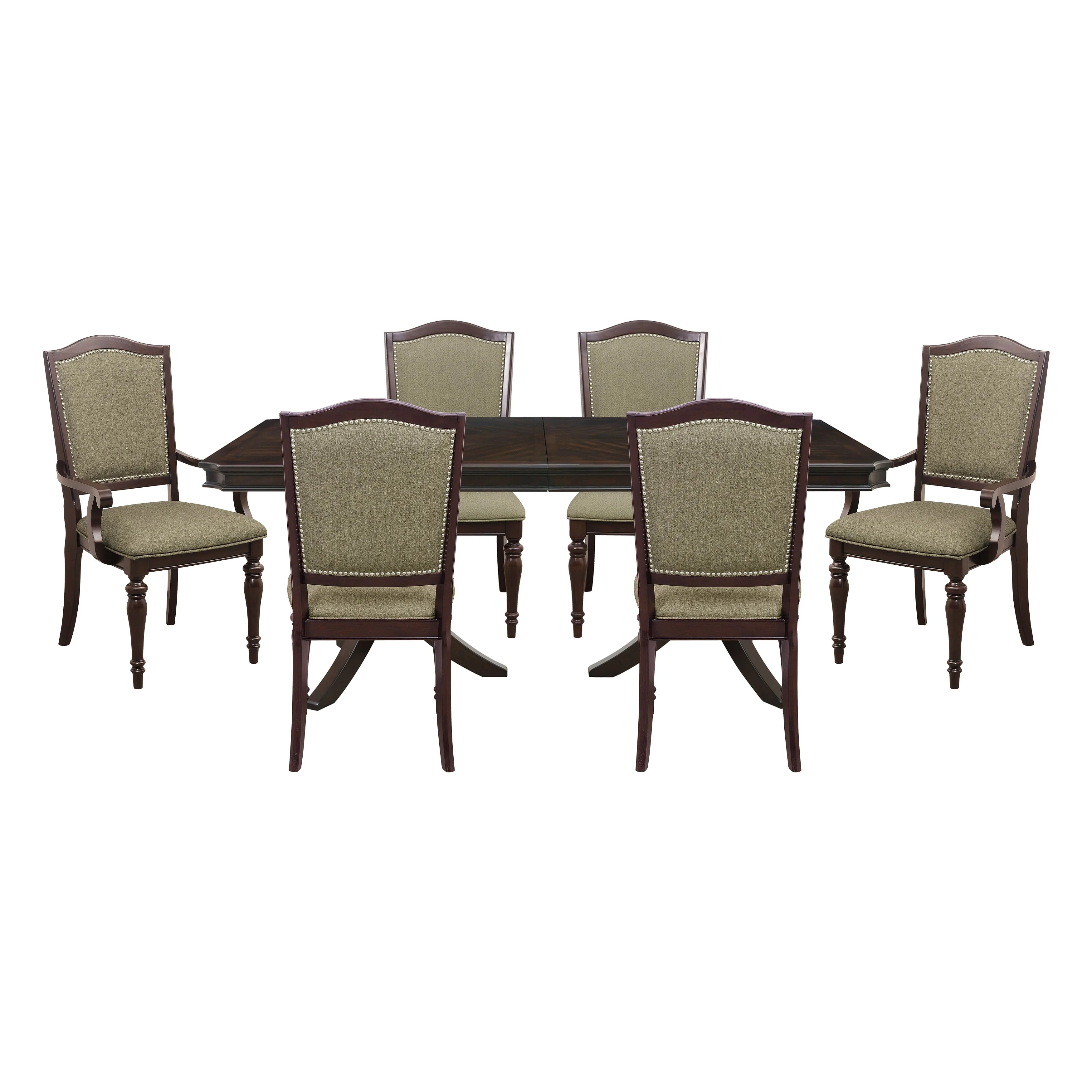 Marston Dark Cherry 96" Extendable Dining Room Set - Image 3