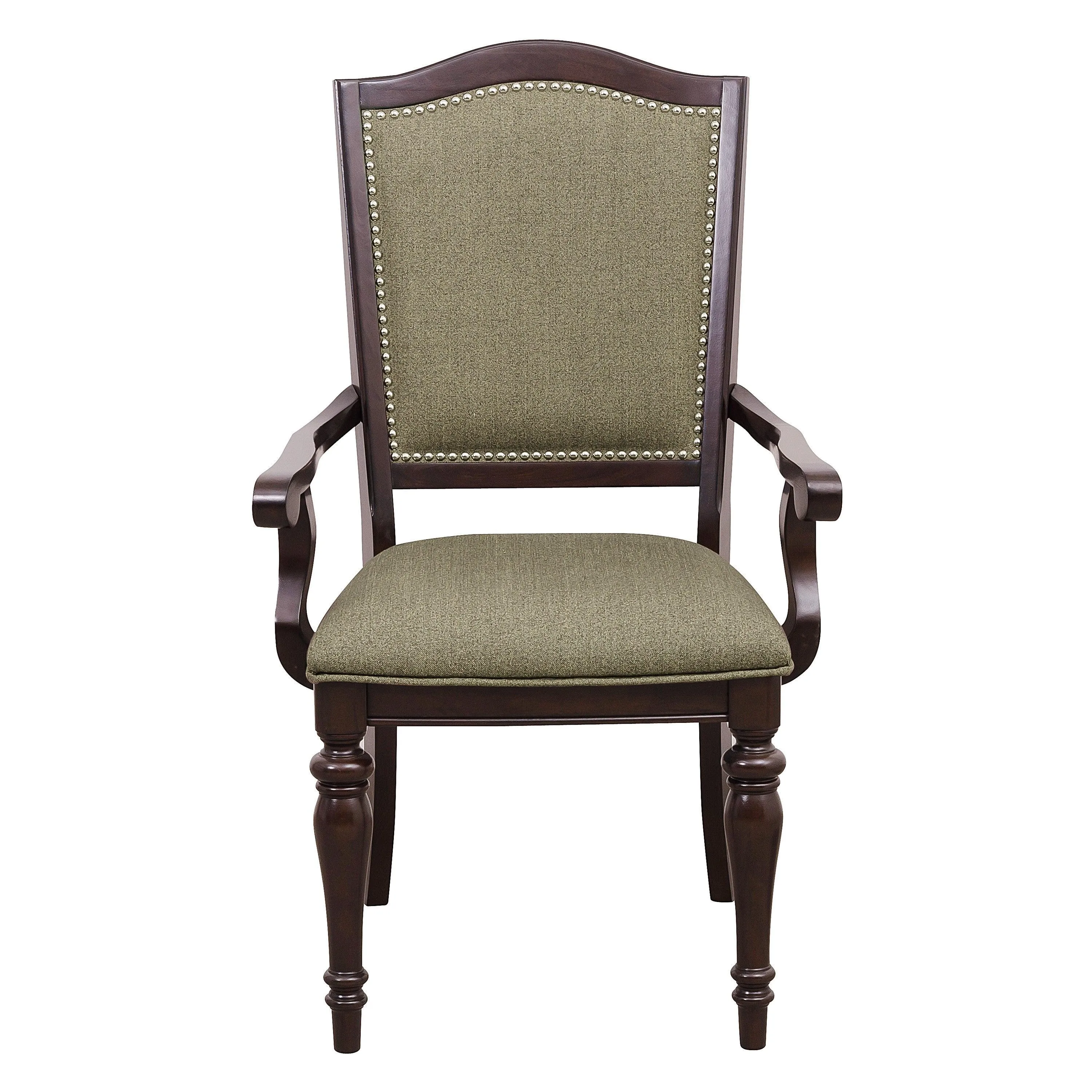 Marston Dark Cherry Arm Chair, Set of 2 - Image 3