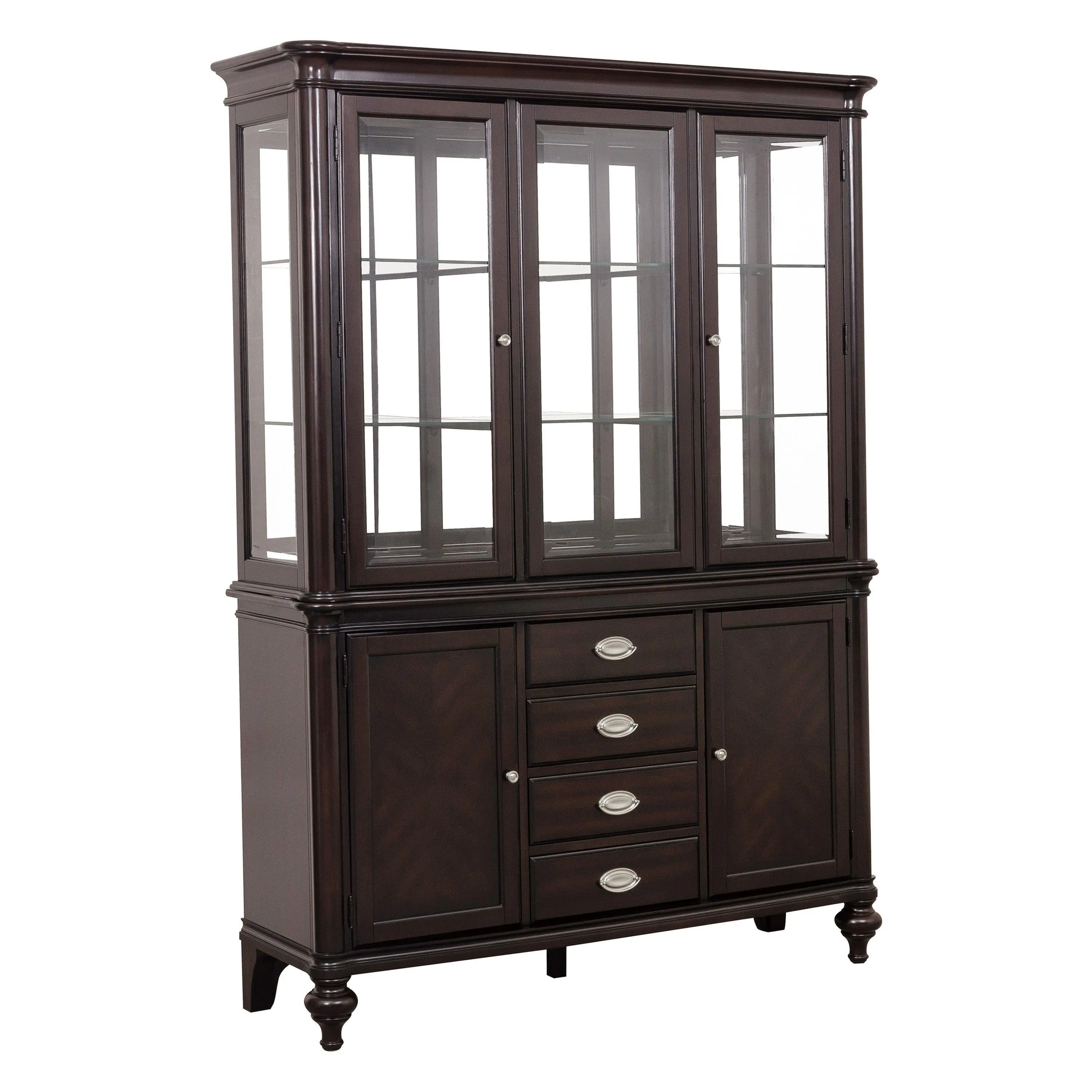 Marston Dark Cherry Buffet & Hutch - Image 2