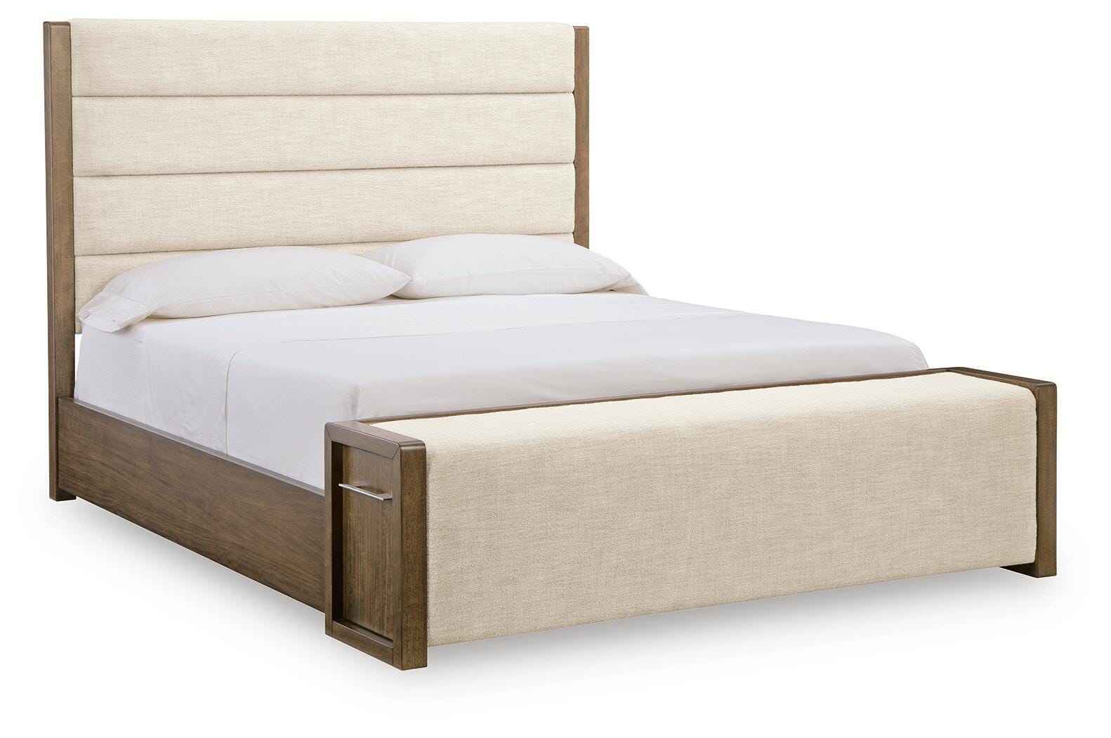 Marxmore Brown California King Upholstered Storage Bed - Image 2