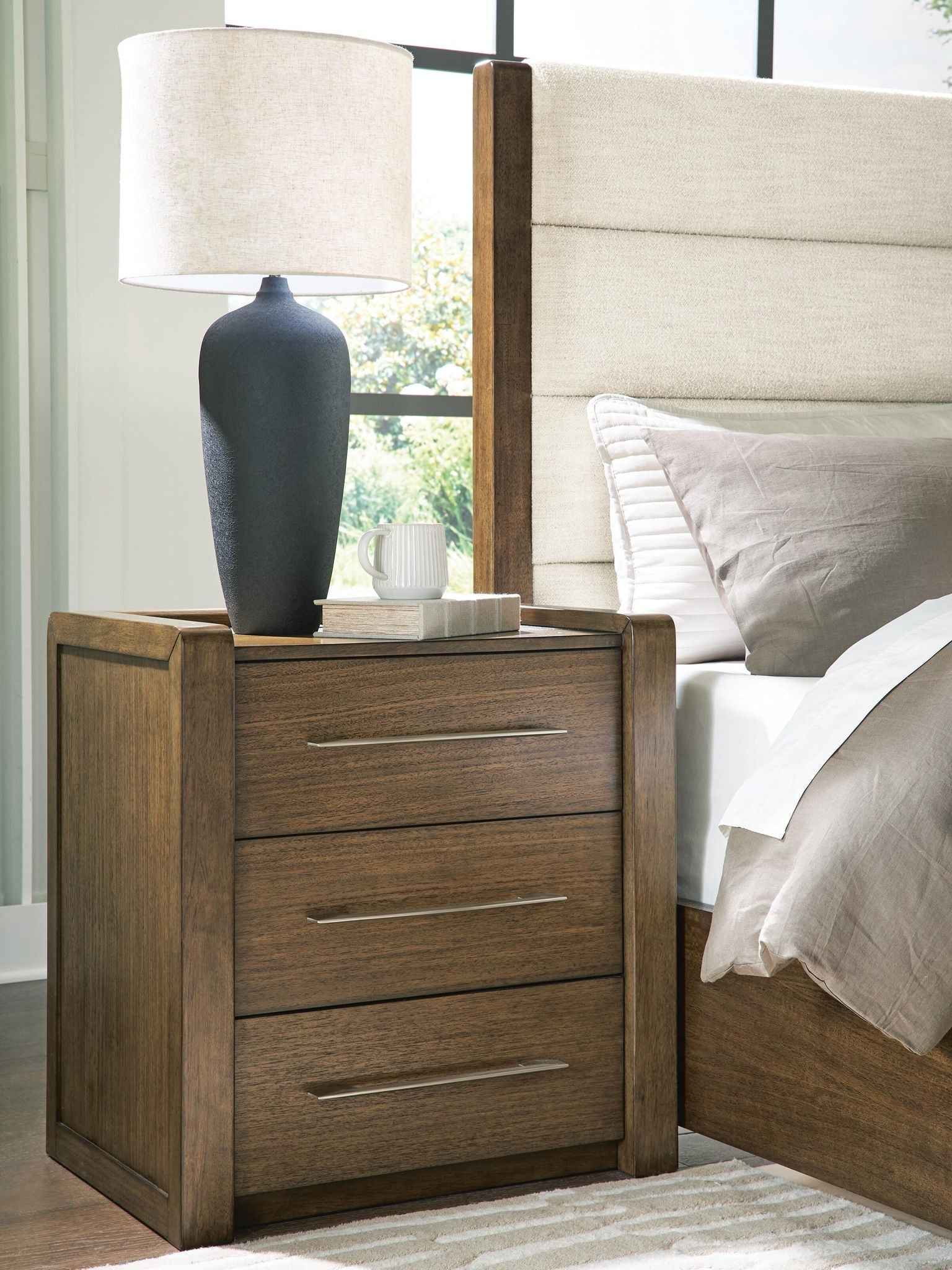 Marxmore Brown Three Drawer Nightstand - Image 5