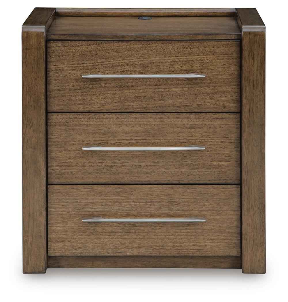 Marxmore Brown Three Drawer Nightstand - Image 7
