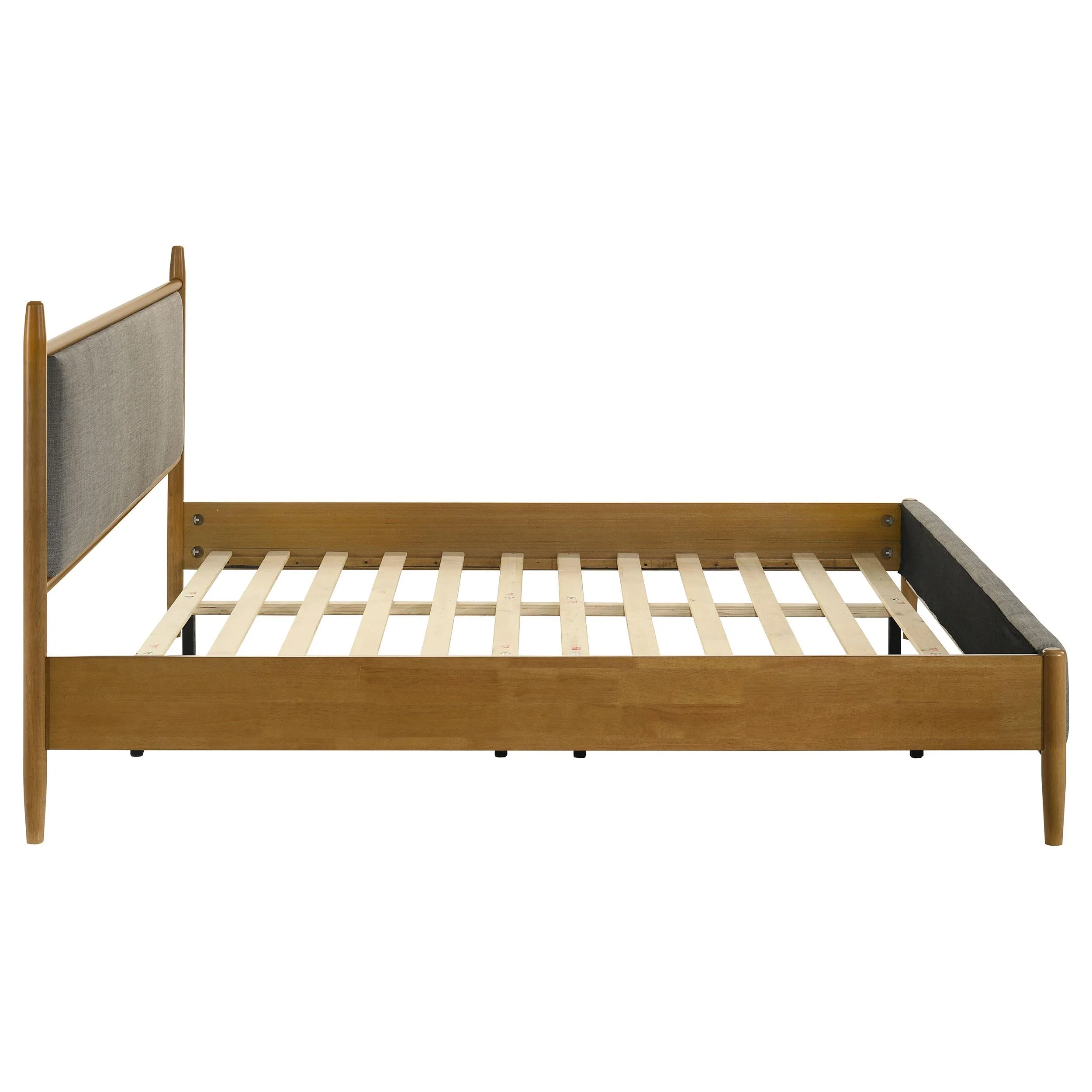 Mason Light Brown 46-inch Eastern King Panel Platform Bed - Image 6