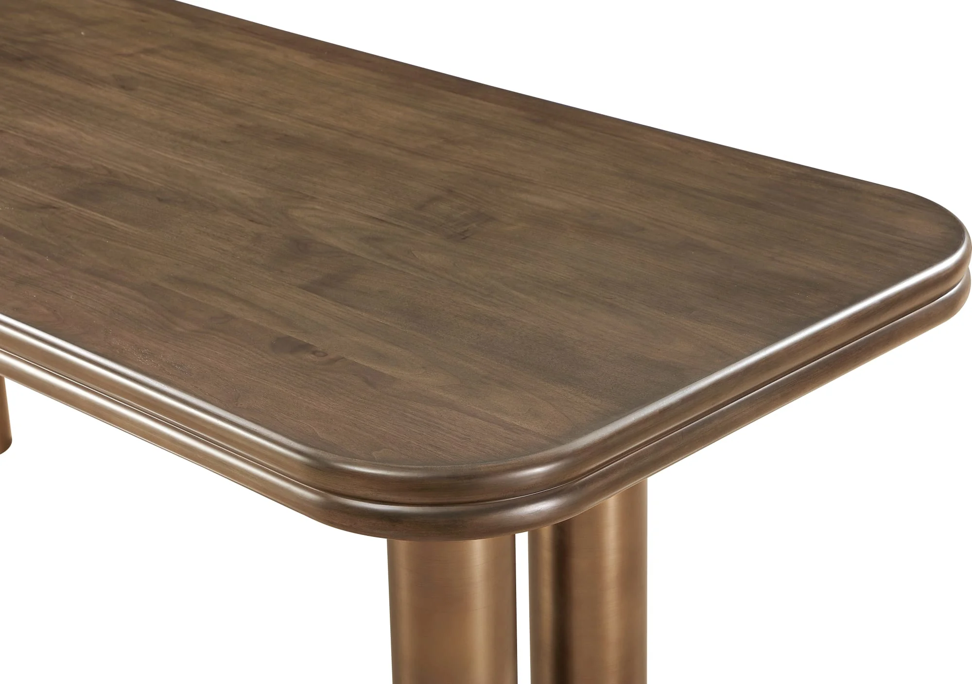 Mataranka Bistre/Brushed Golden Rectangular Dining Table - Image 4