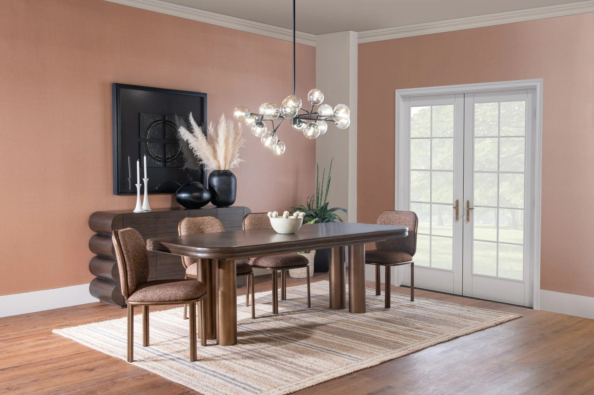 Mataranka Giraffe/Brushed Golden Dining Chair (Set of 2) - Image 7