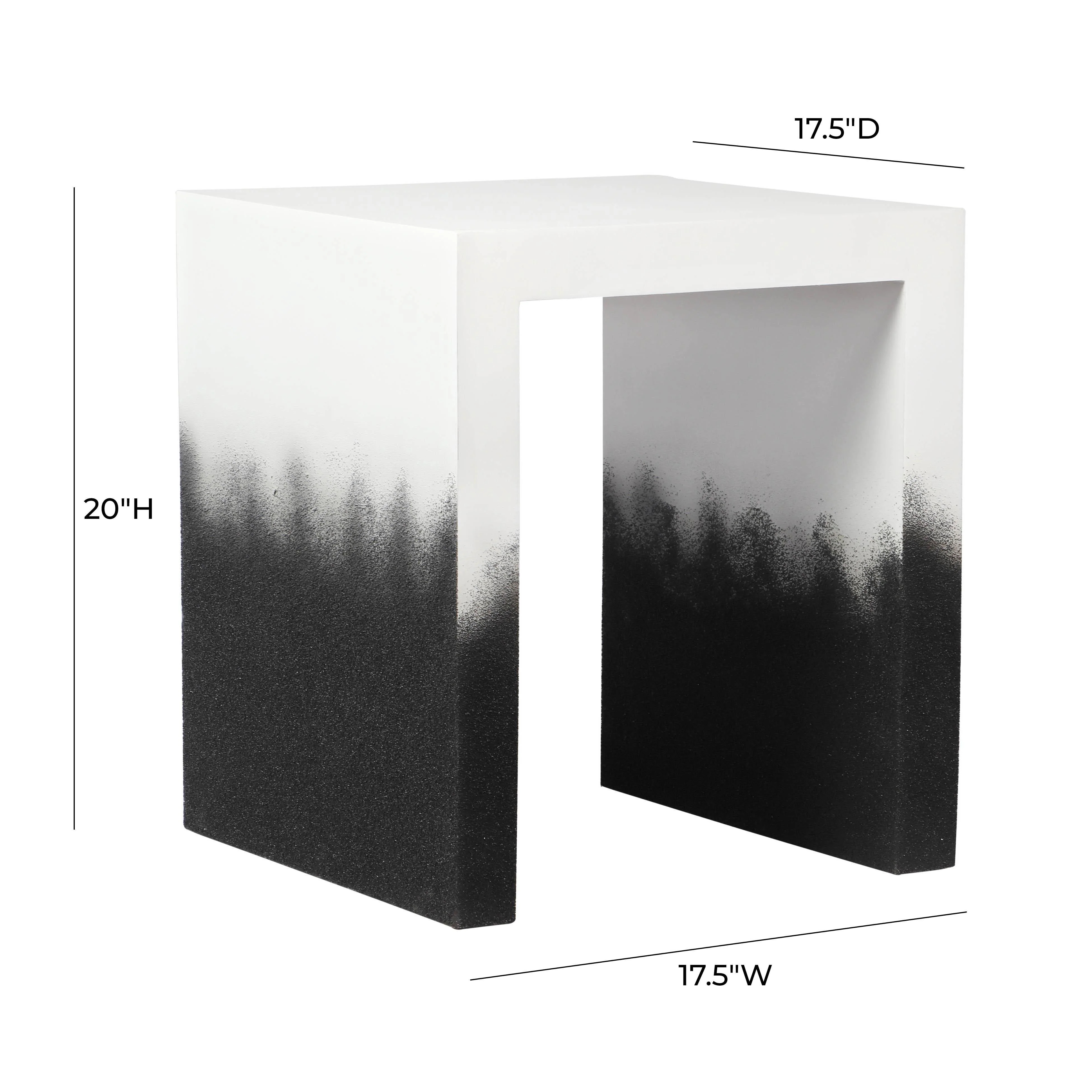 Matra Black and White End Table - Image 7