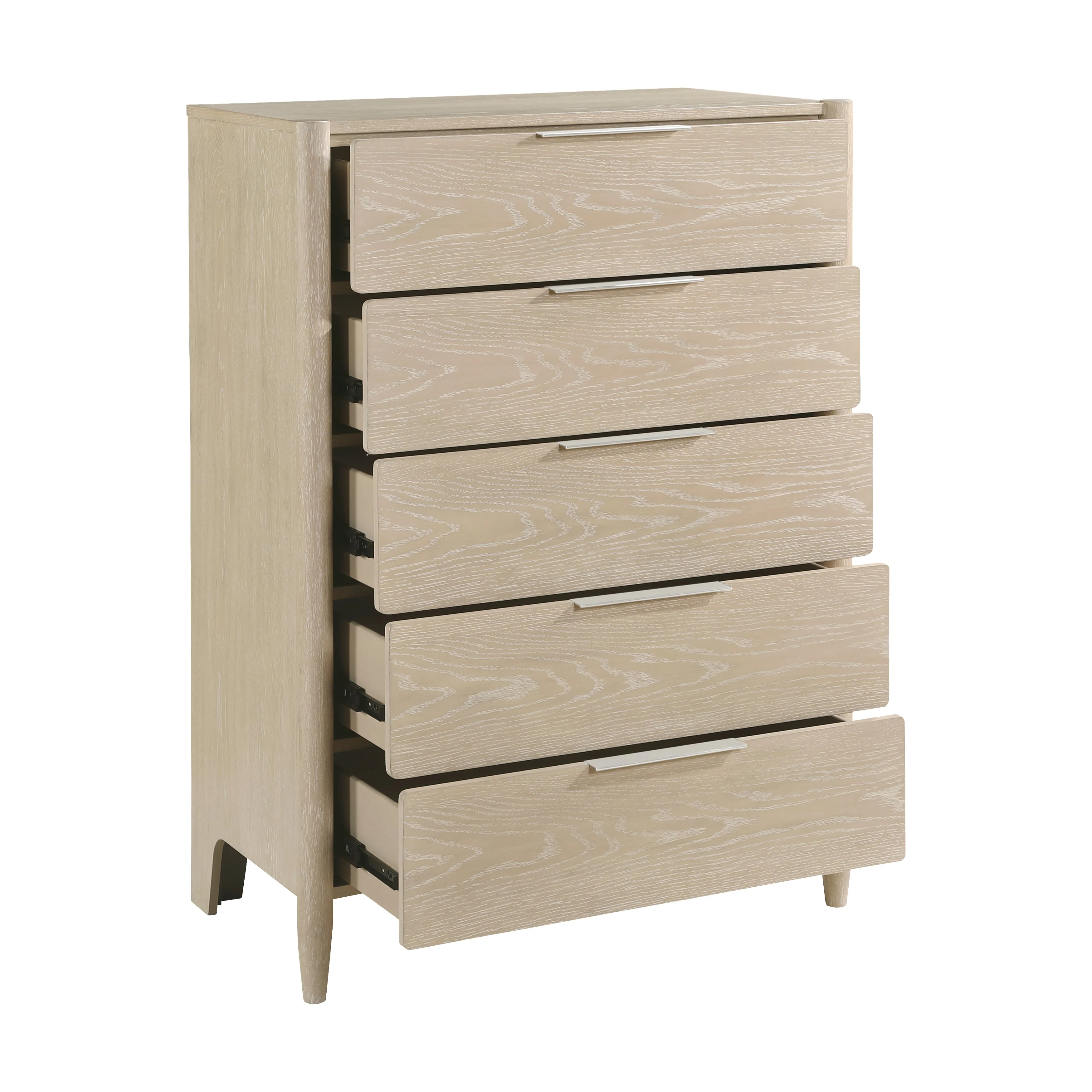 Matteo Light Oak Storage Platform Bedroom Set - Image 17