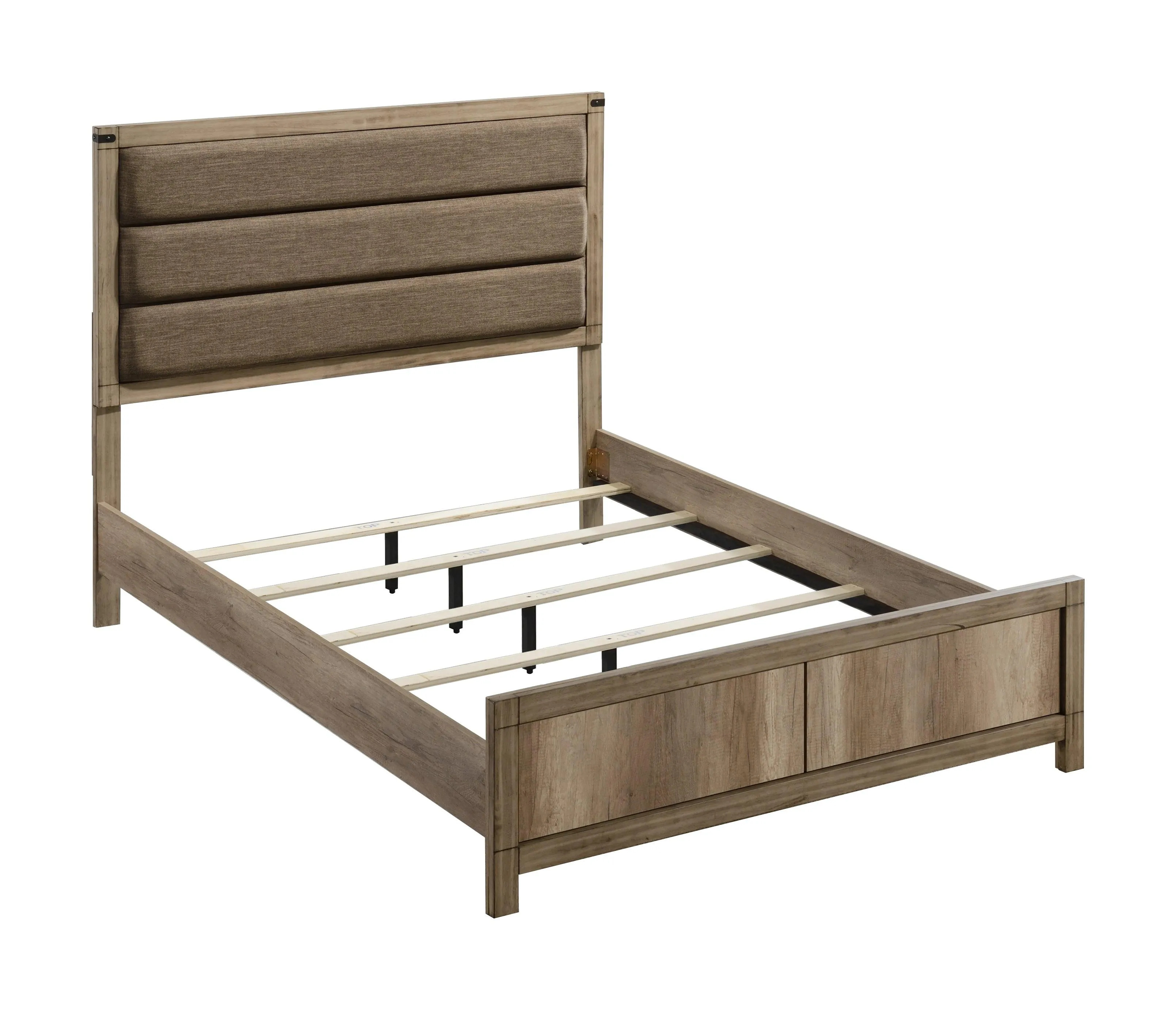 Matteo Melamine King Upholstered Panel Bed - Image 3